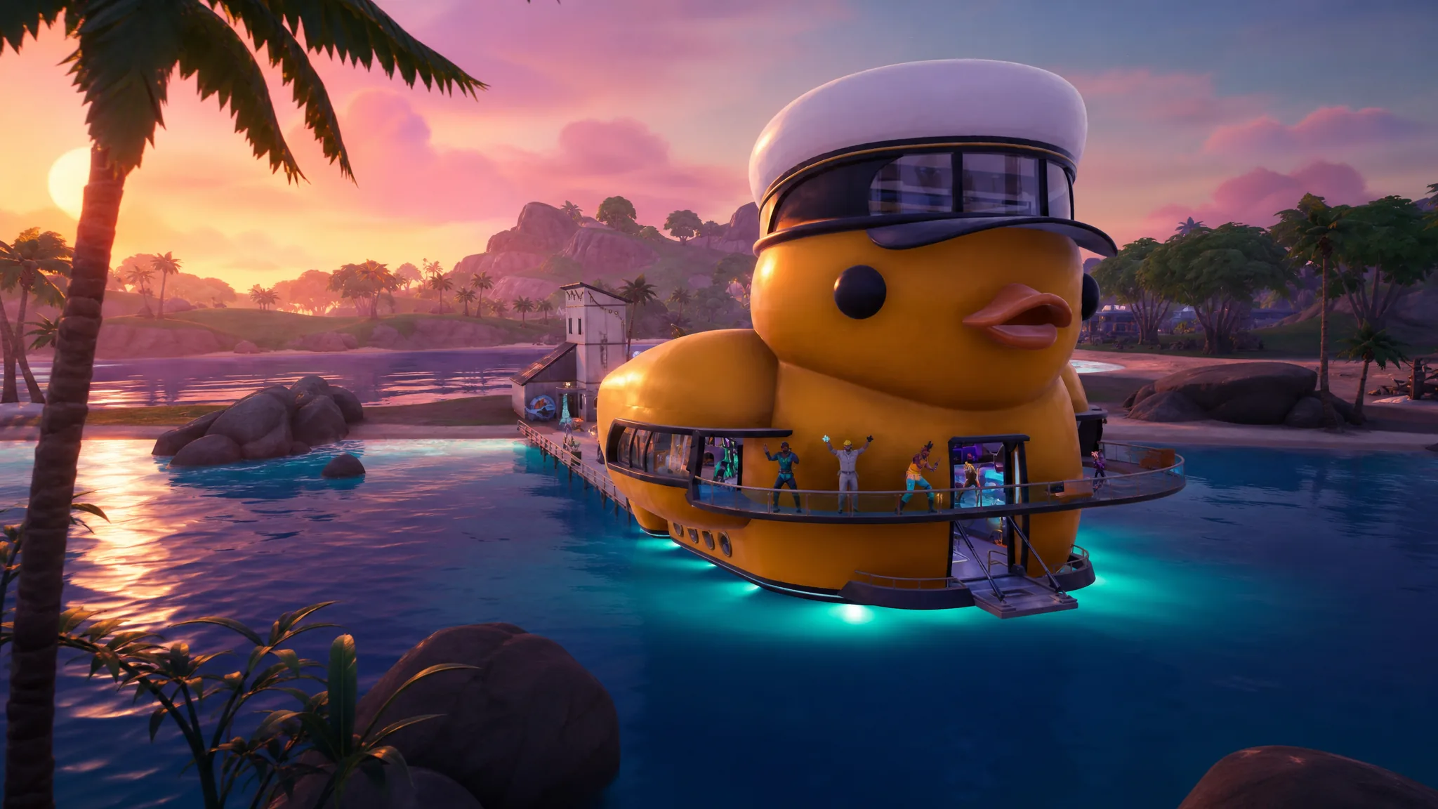Fortnite: How to Emote on the Duck Yacht Dancefloor (Week 8 Quest)