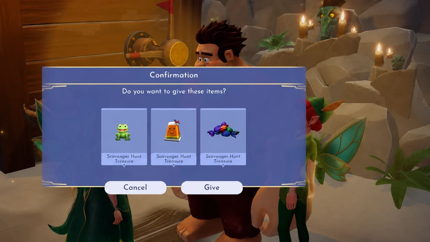 All scavenger hunt items found in disney dreamlight valley