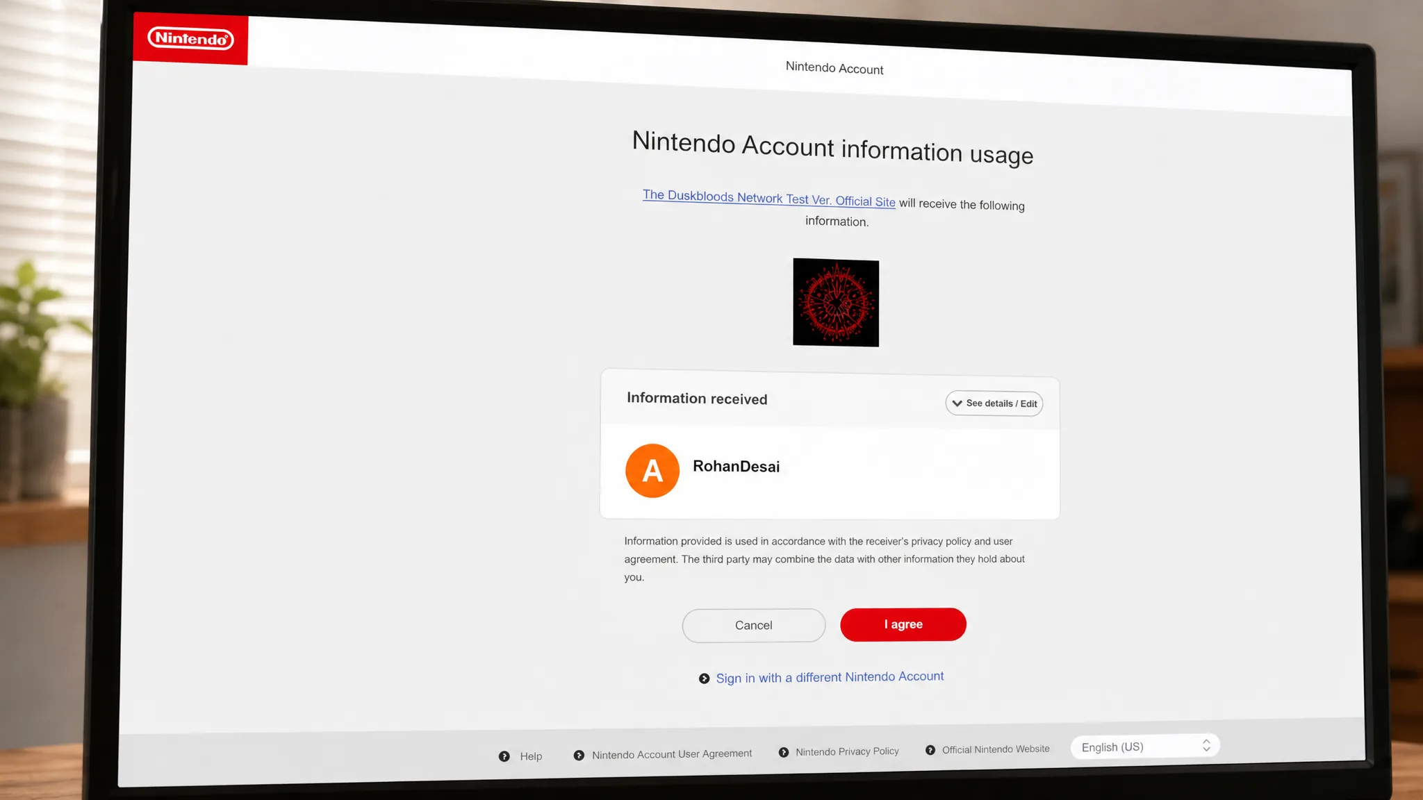 Linking your Nintendo account for The Duskbloods Closed Network Test