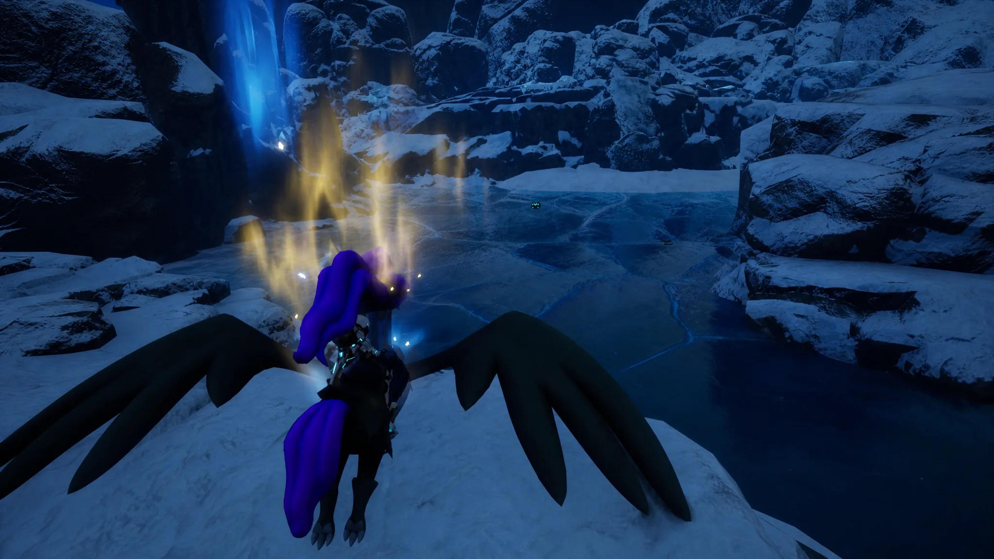 A Mimog chest-mimic Pal encountered in Palworld