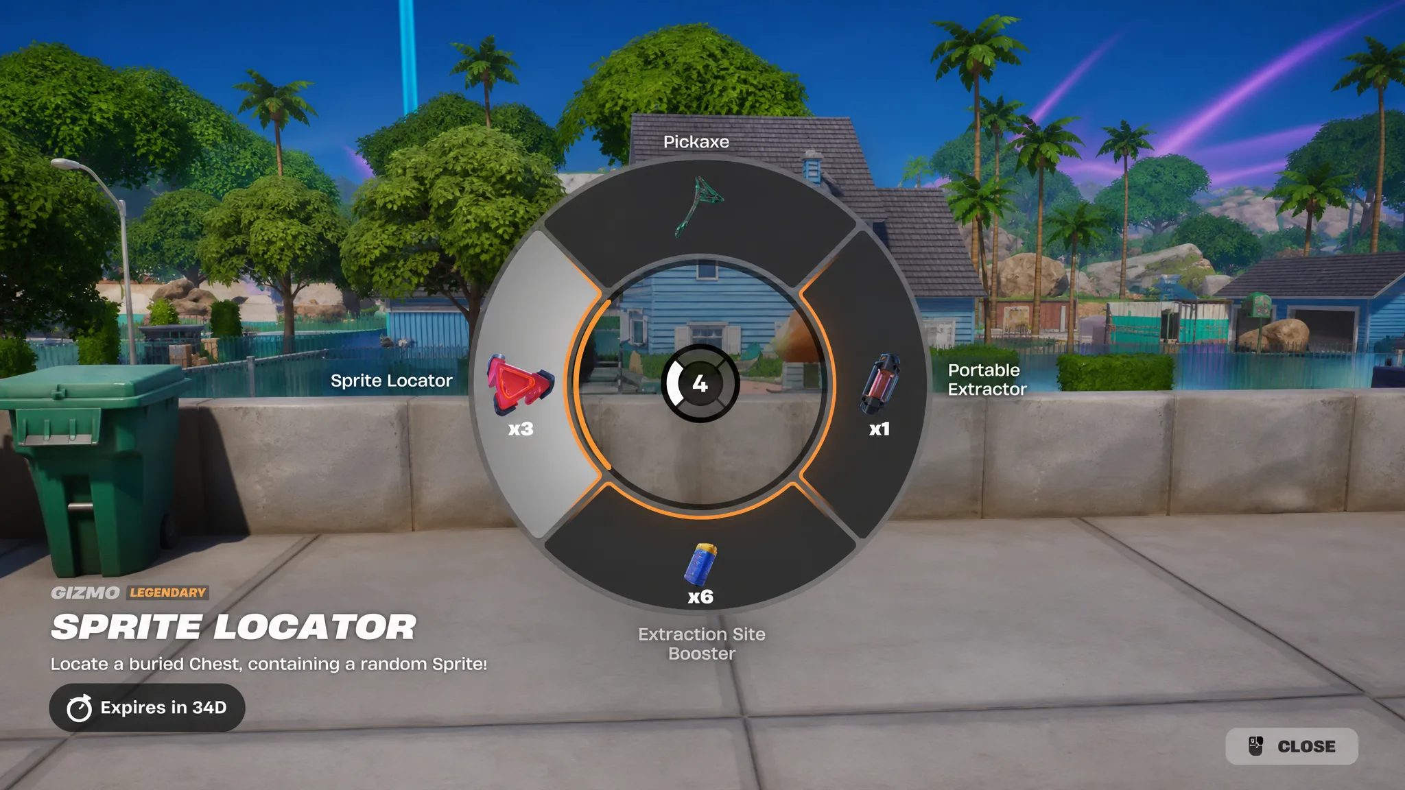 Fortnite Gizmo Wheel with Sprite Locator