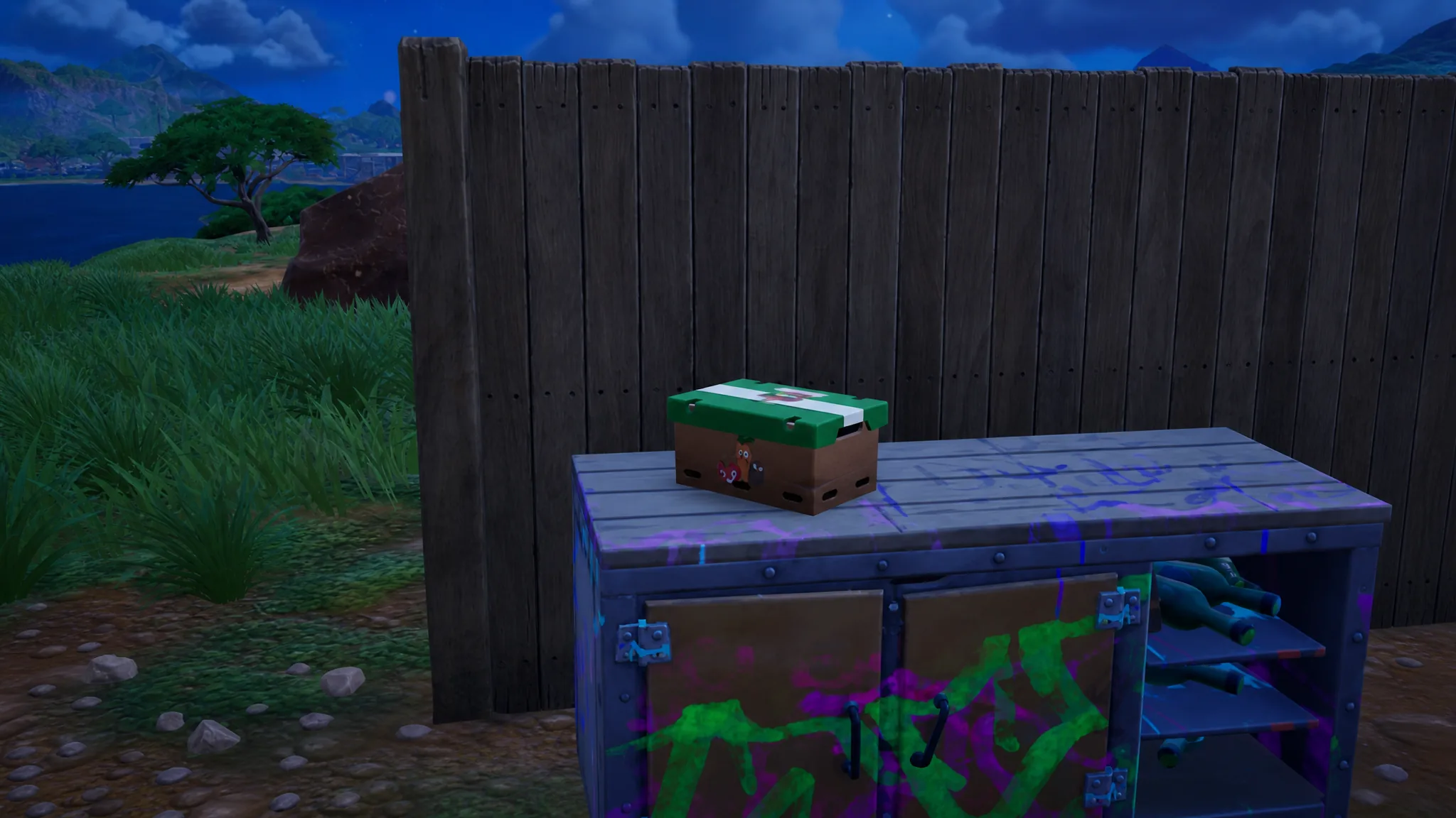Produce Box On Top In Fortnite
