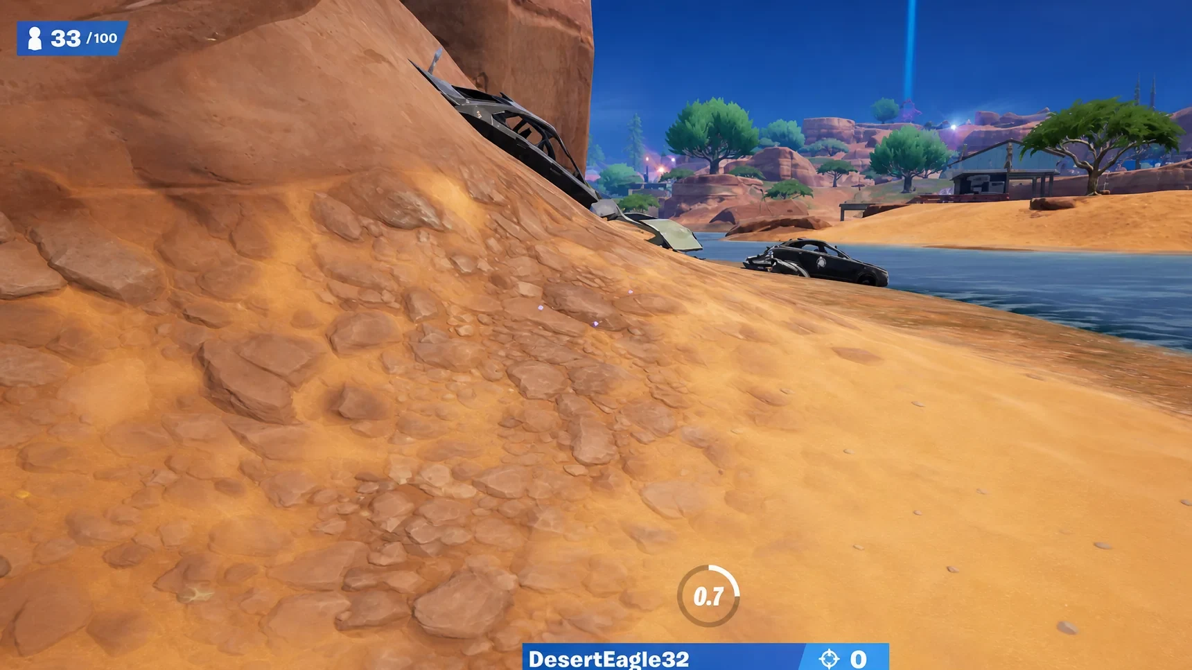 Health Recovering After Consuming The Golden Apple in Fortnite