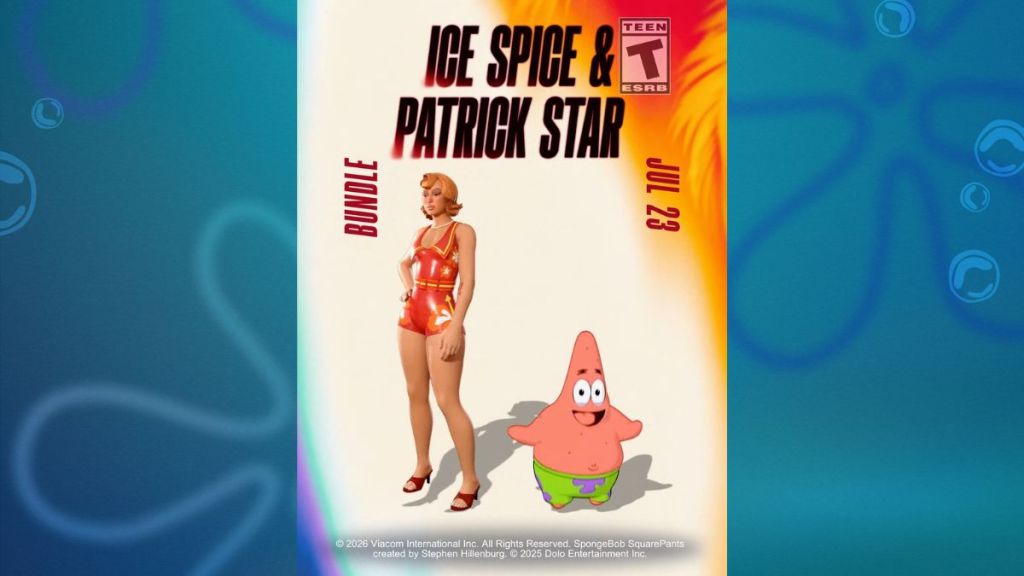 Fortnite Ice Spice Patrick Star Bundle