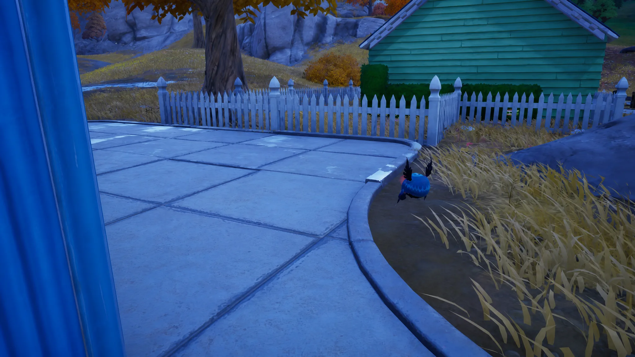 Carrying Port-A-Cover In Fortnite