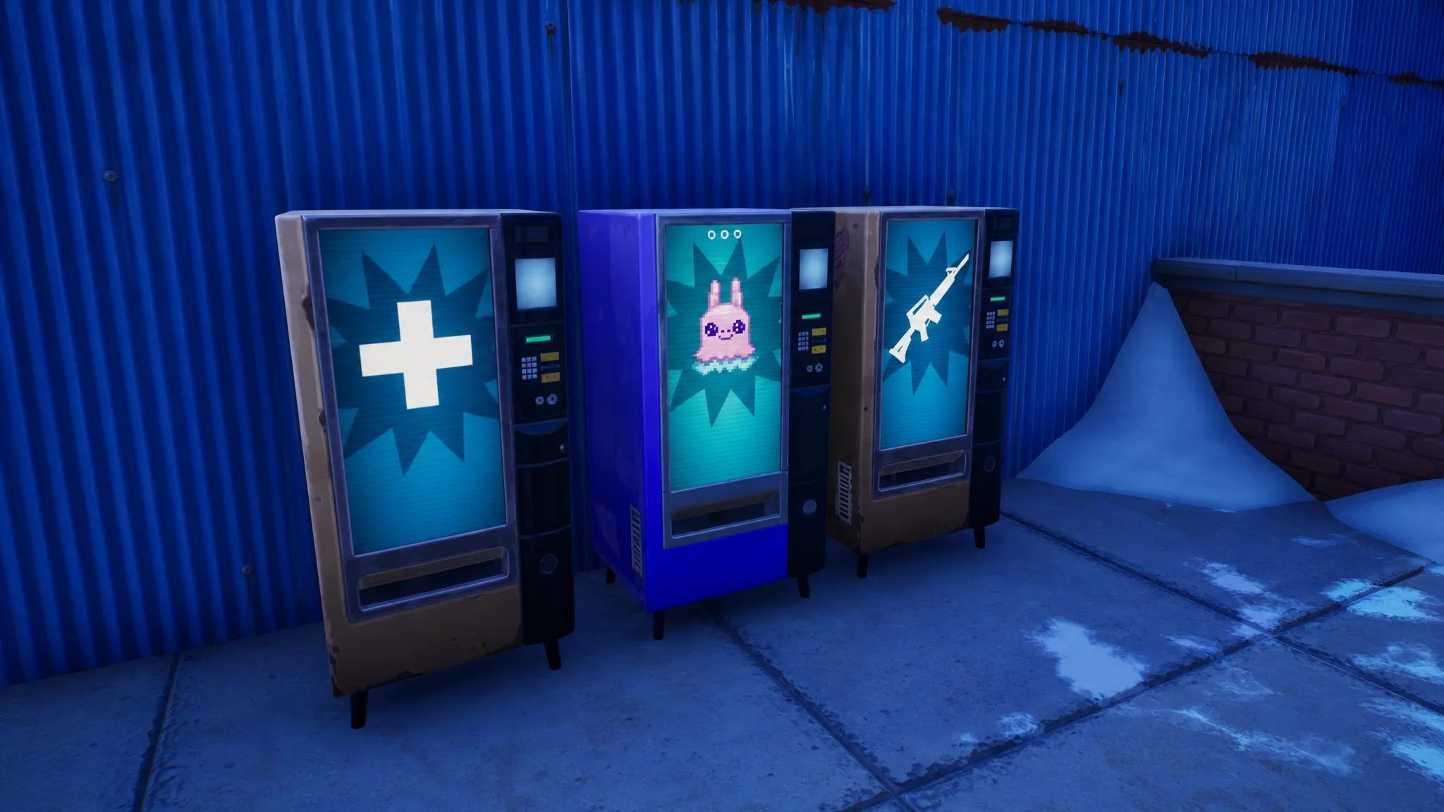 Buying Port-A-Cover From Special-O-Matic Vending Machine