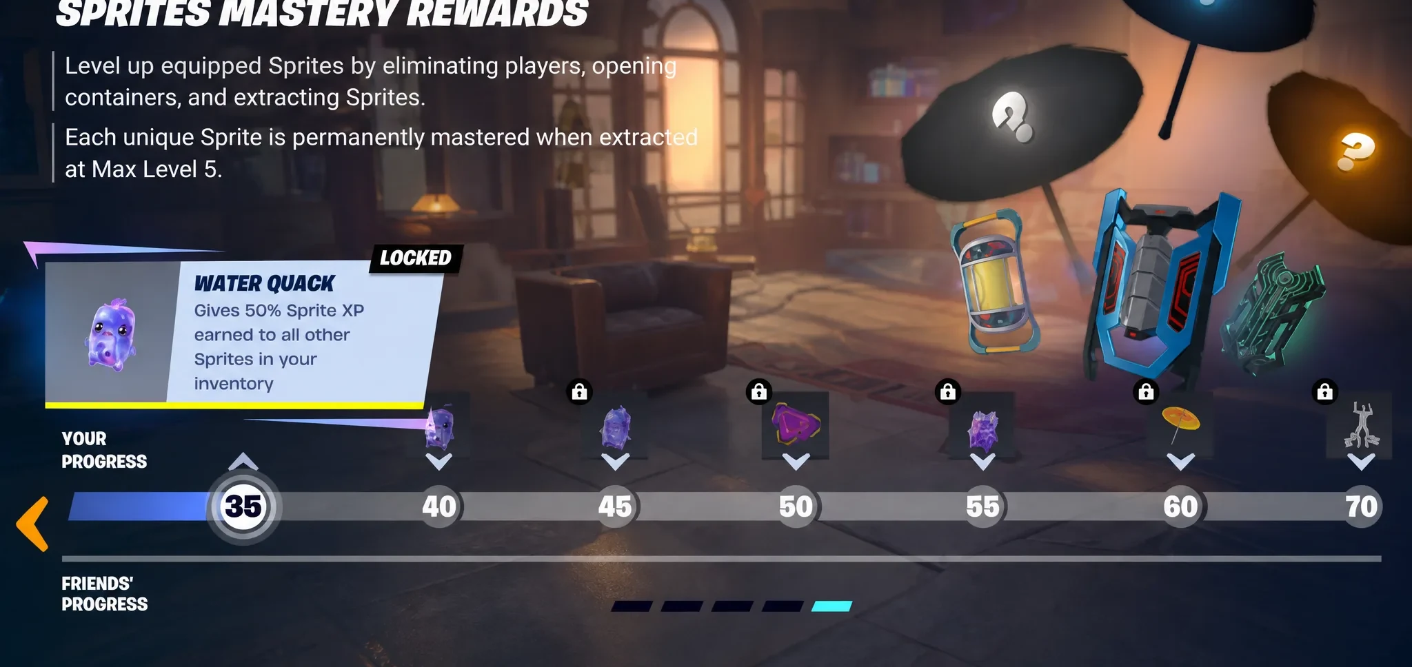 Sprites Mastery Rewards