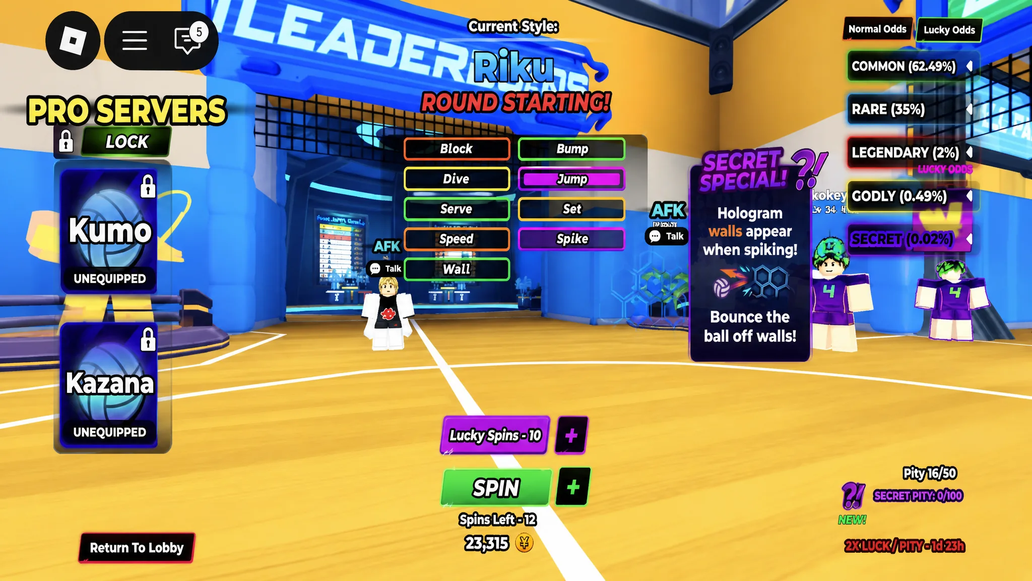 The Riku Style in Volleyball Legends