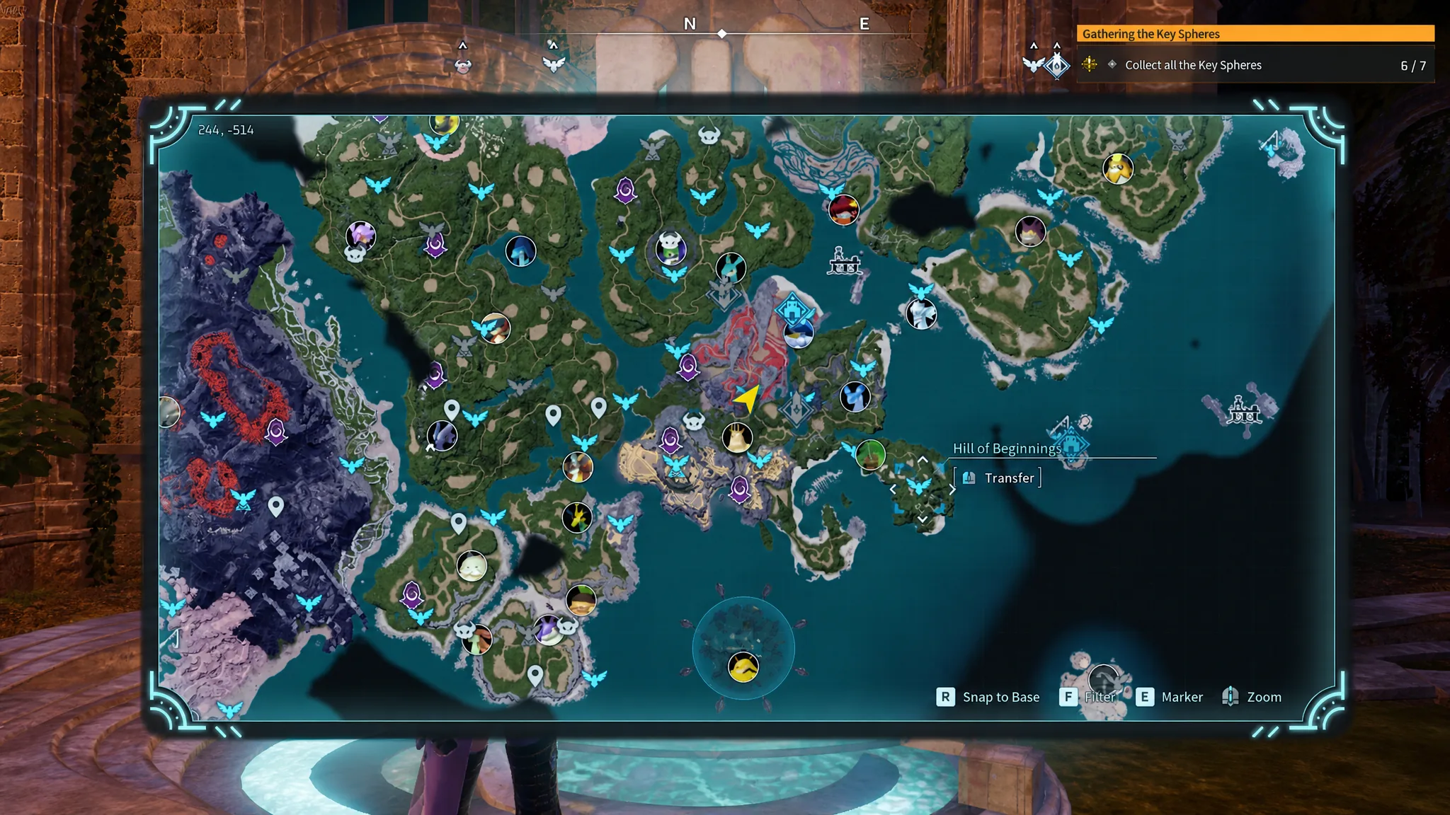 Wild Wispaw spawn location in Palworld