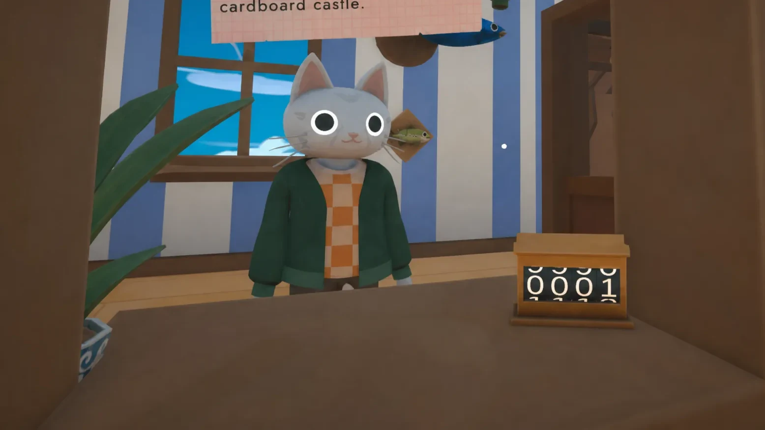 A customer in Cat Mail Co