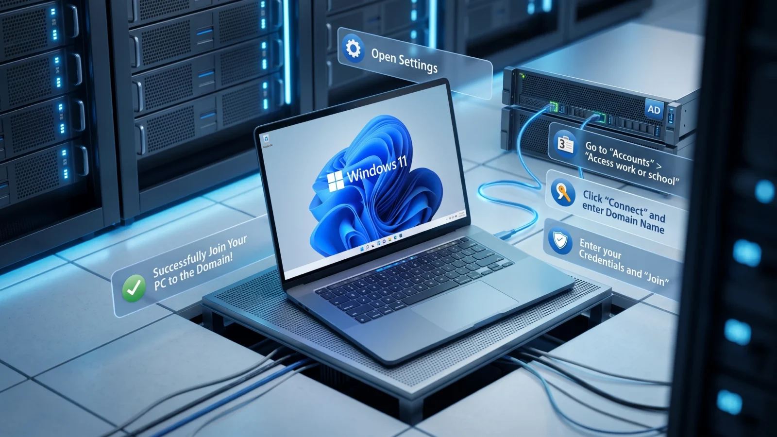 Join and Remove Windows 11 from an Active Directory Domain