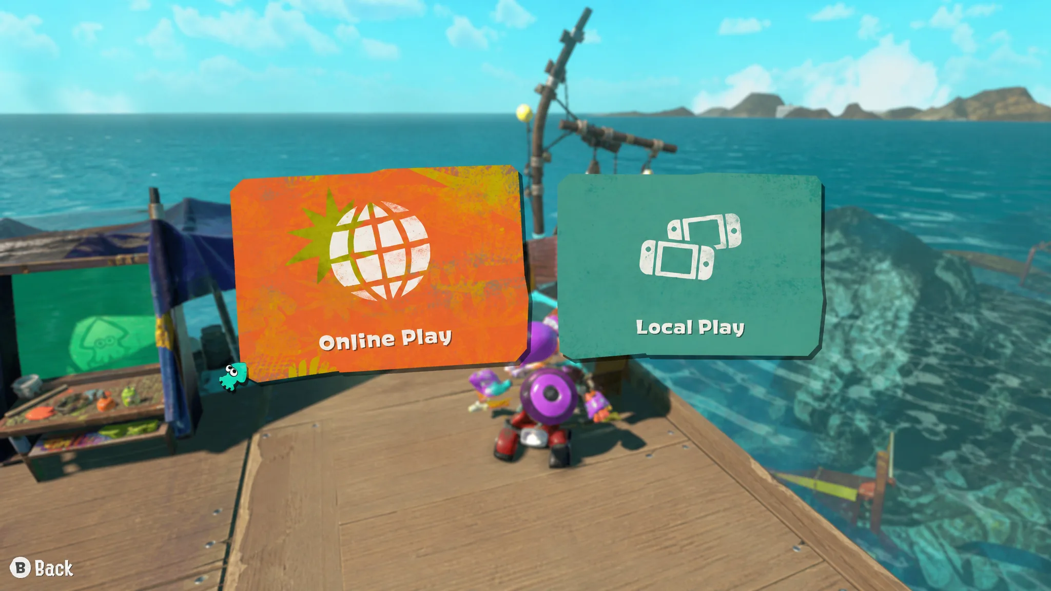 splatoon raiders multiplayer - how to connect locally