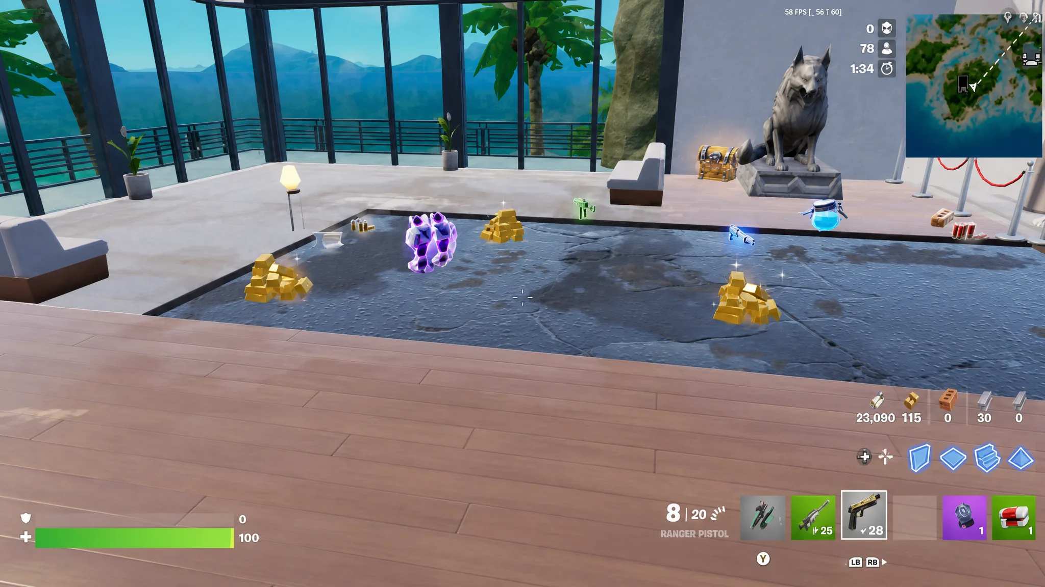 Fortnite Aquarium Vault loot