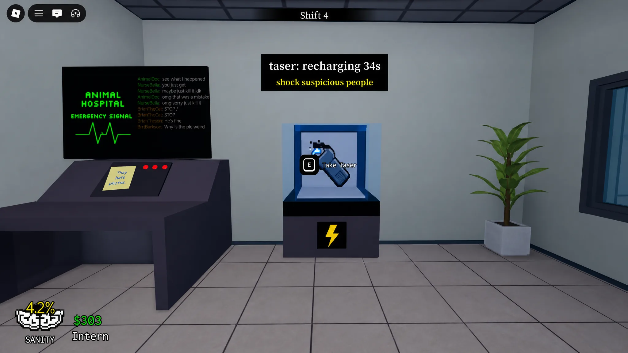 image showing the Taser in Animal Hospital