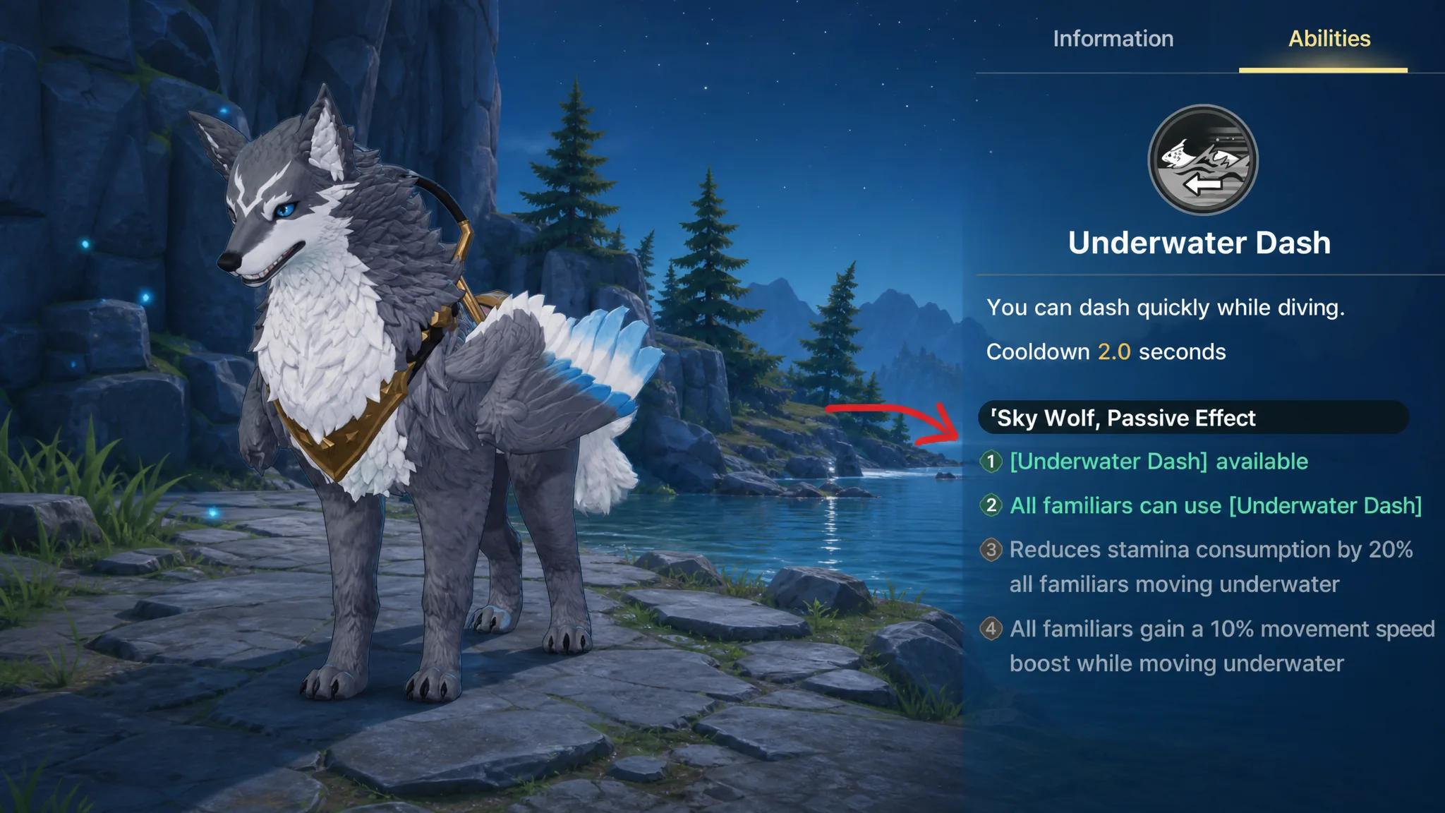 Sky Wolf's passive in DragonSword Awakening