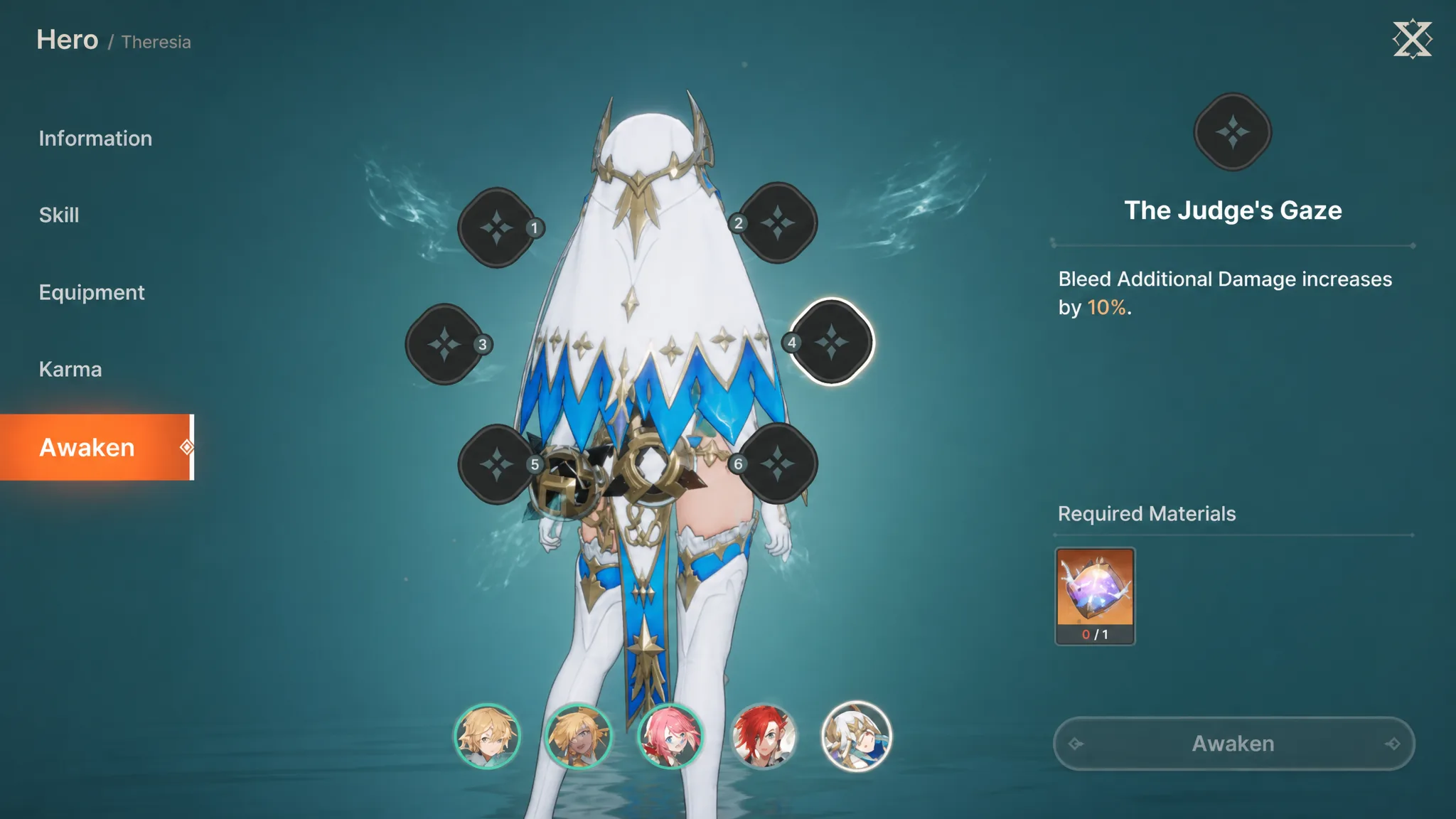 Awakening Theresia in DragonSword: Awakening