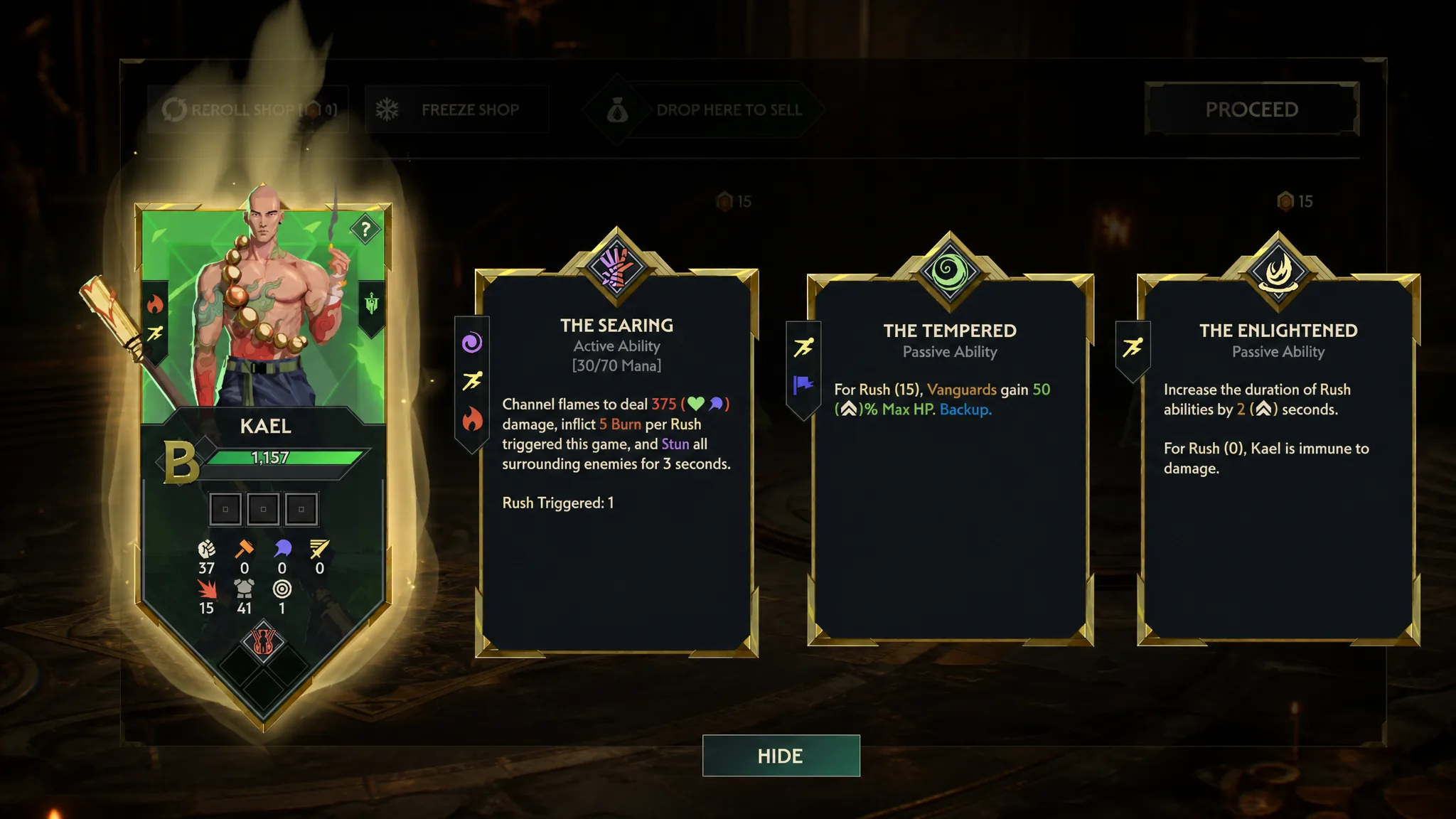 Ming, the vanguard hero in Guildrun