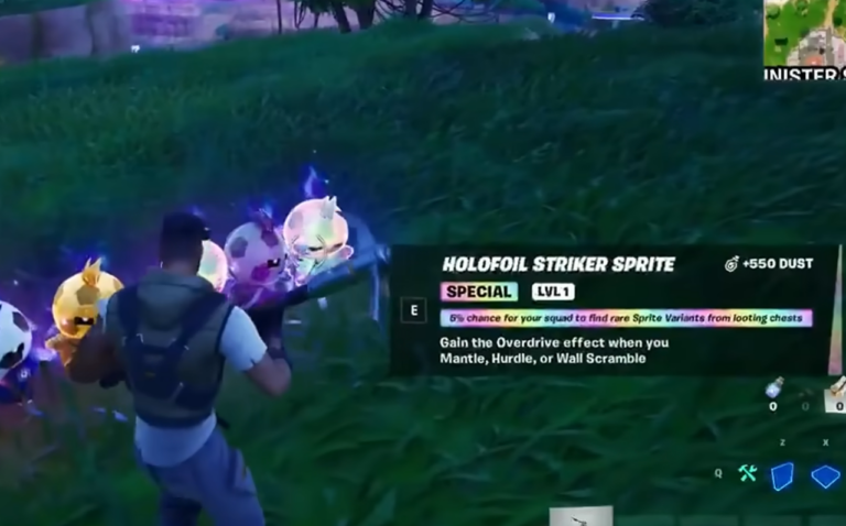 Sprite Chances Fortnite Holofoil Sprites: Every Location and How to Get Them