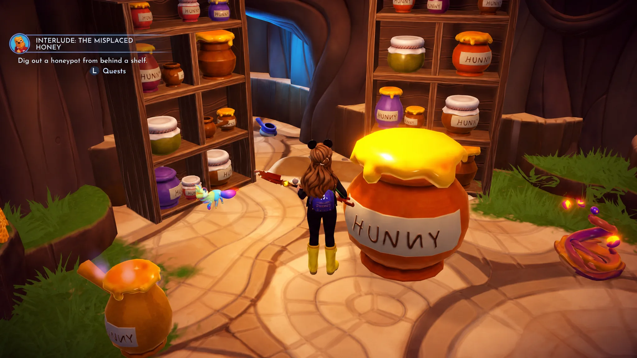 Disney Dreamlight Valley buried honey pot