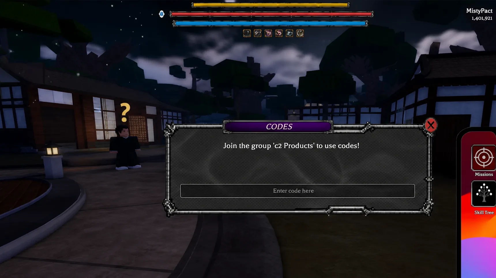 Jujutsu re Codes Redemption System