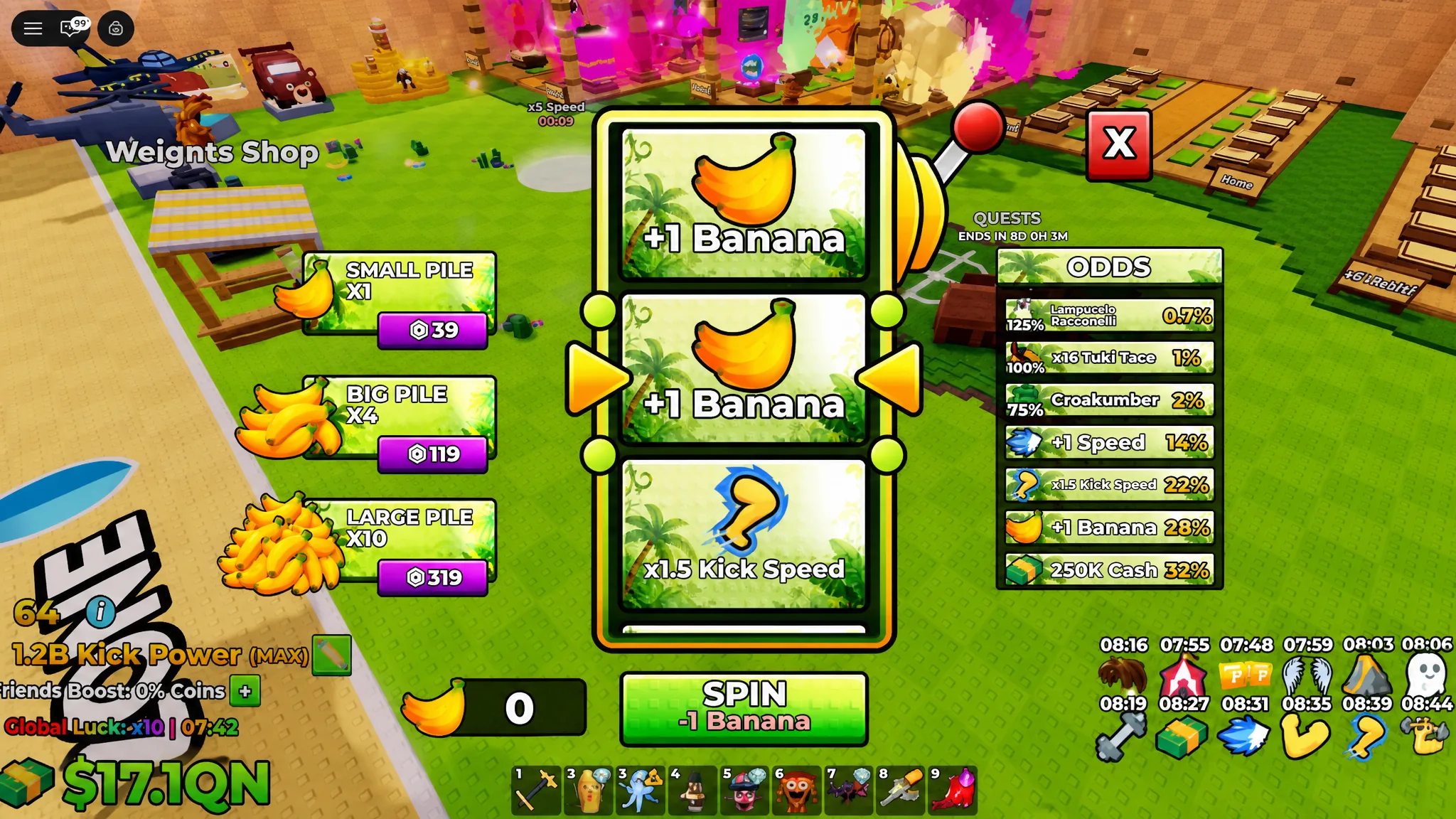Jungle Event in Kick a Lucky Block
