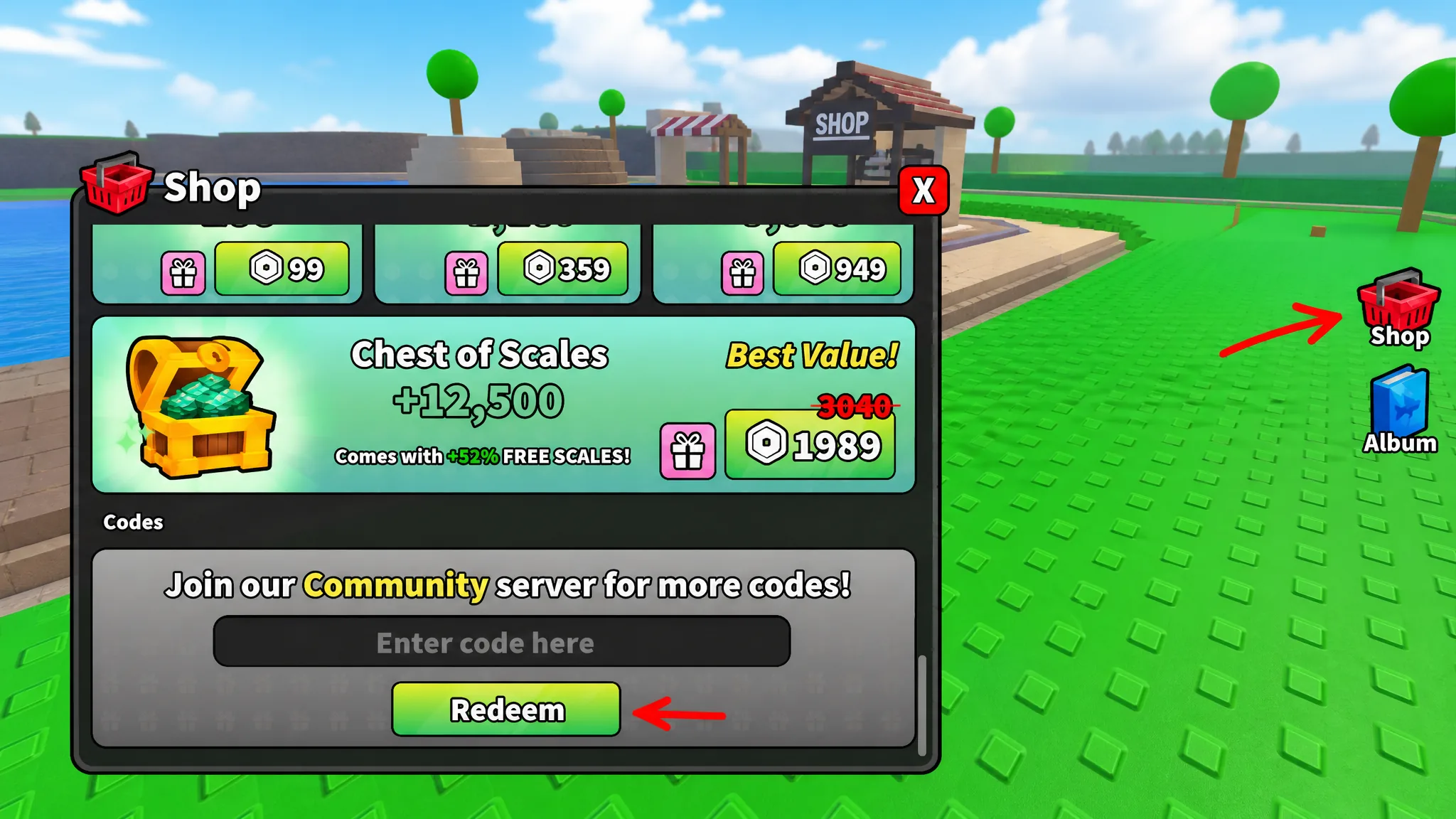 Lake Sipping codes redeem