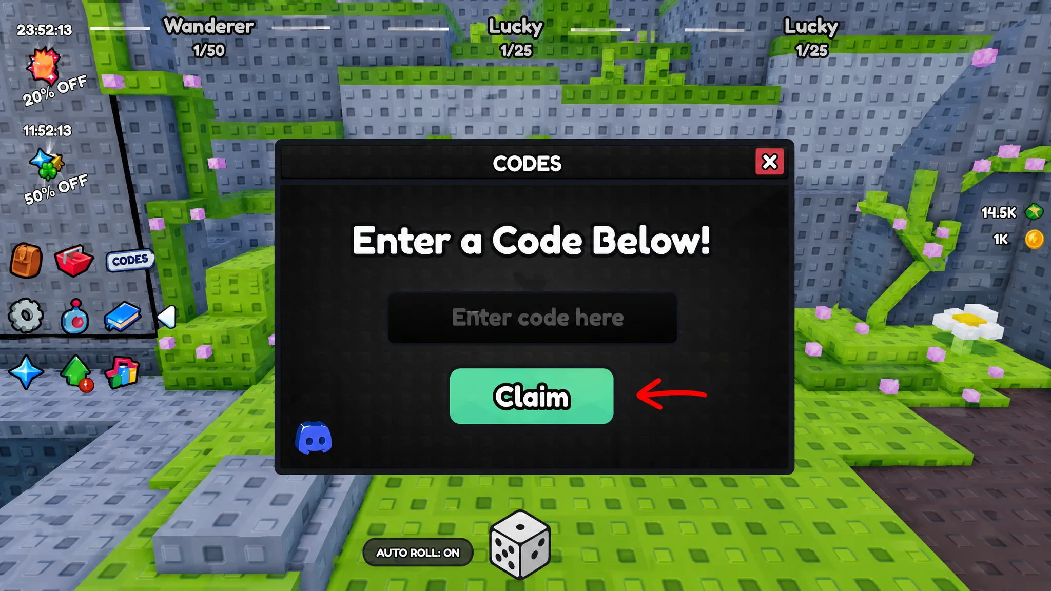 Redeem Luck Incremental Codes