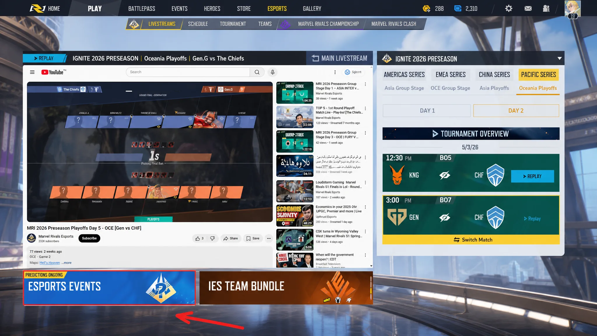 Marvel Rivals Esports Events