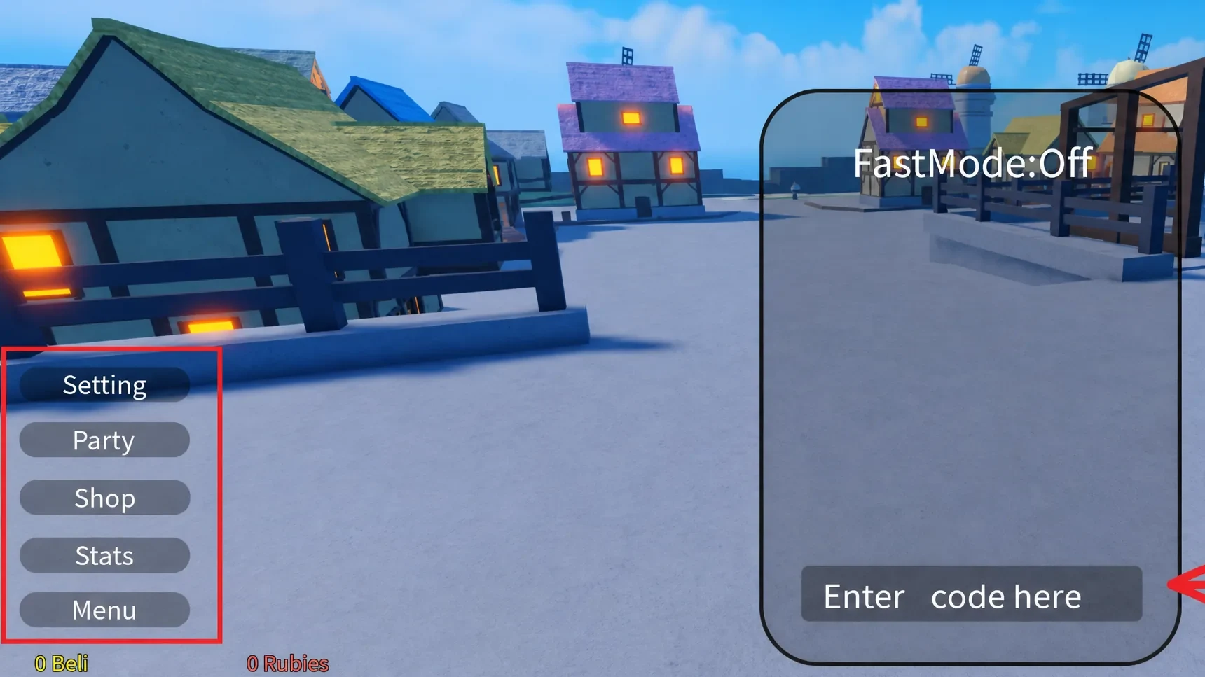 Master Pirate Code Input