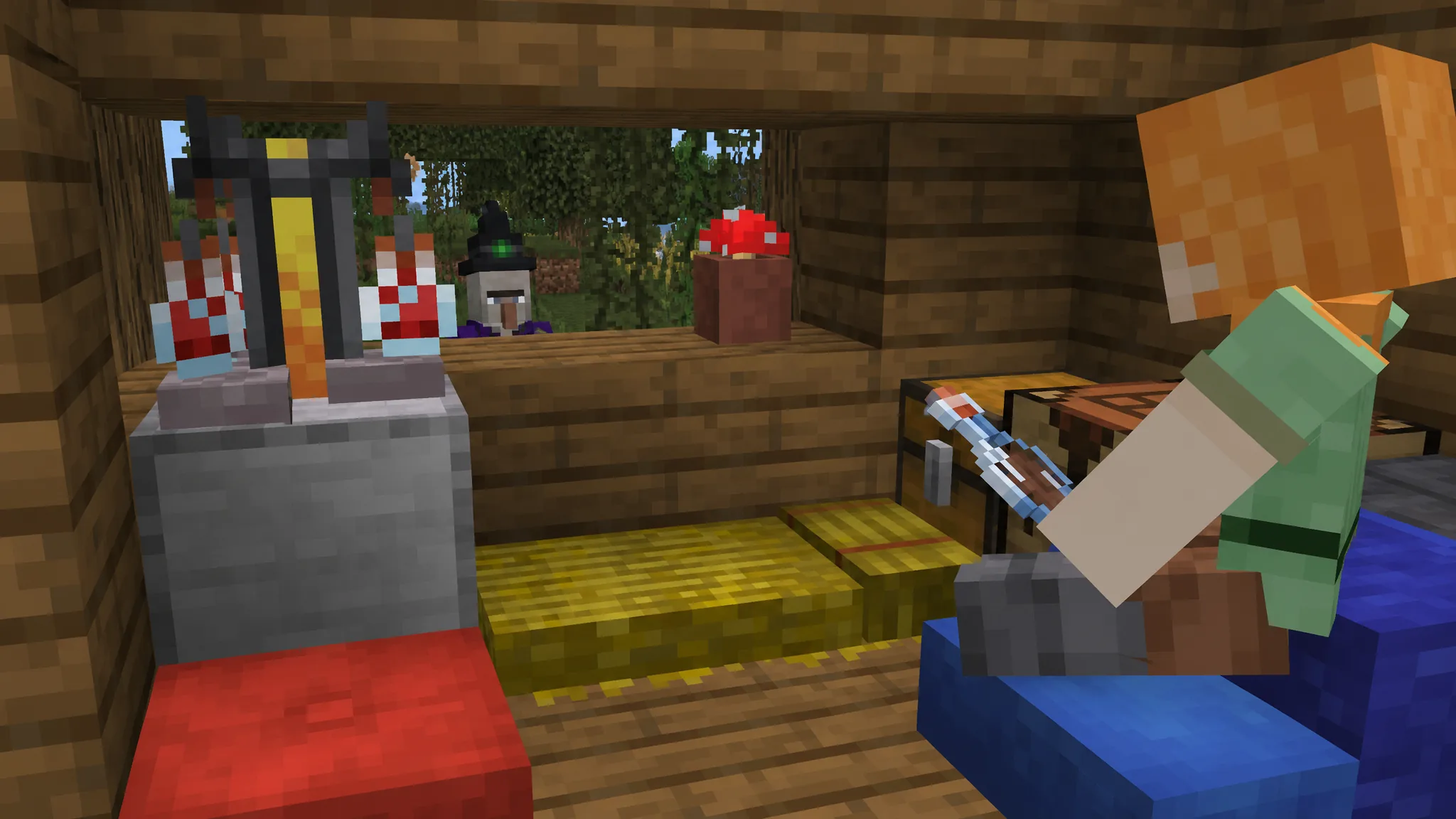 Minecraft Cushions and Straw Hat beds