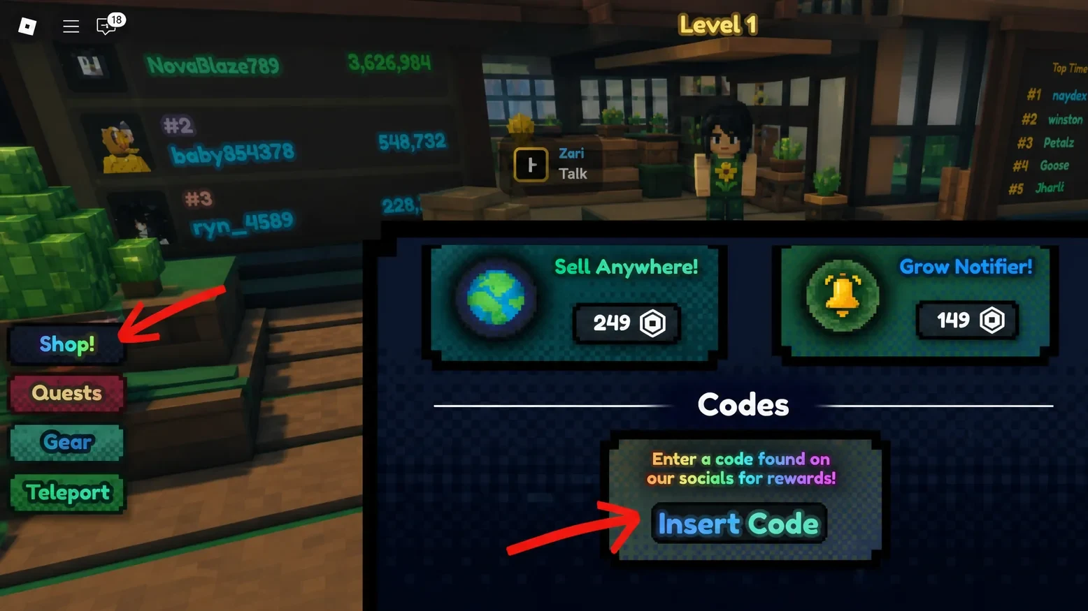 My Greenhouse Codes Redemption System