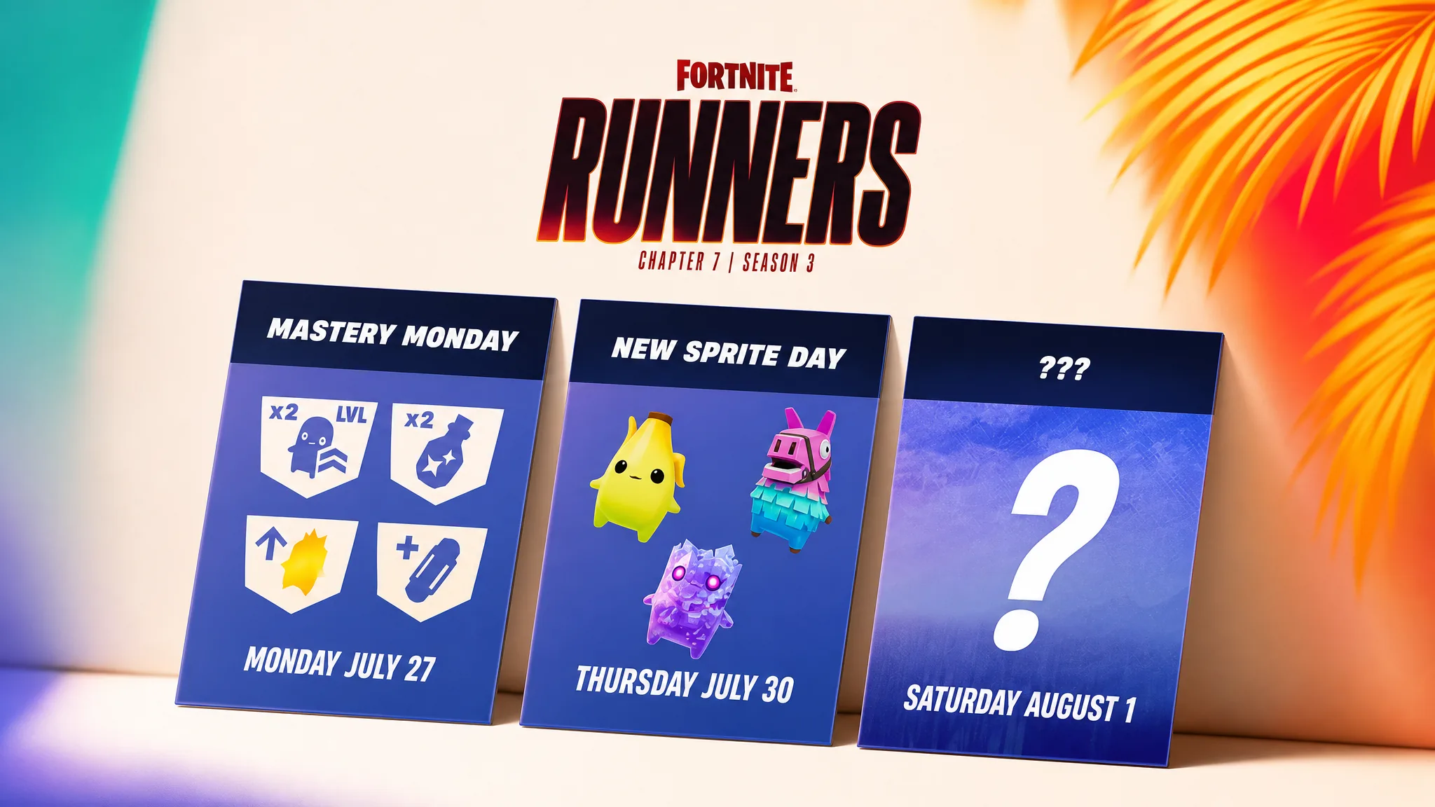 Image Of New Sprites Coming To Fortnite Quack Zero Point Peely Llama
