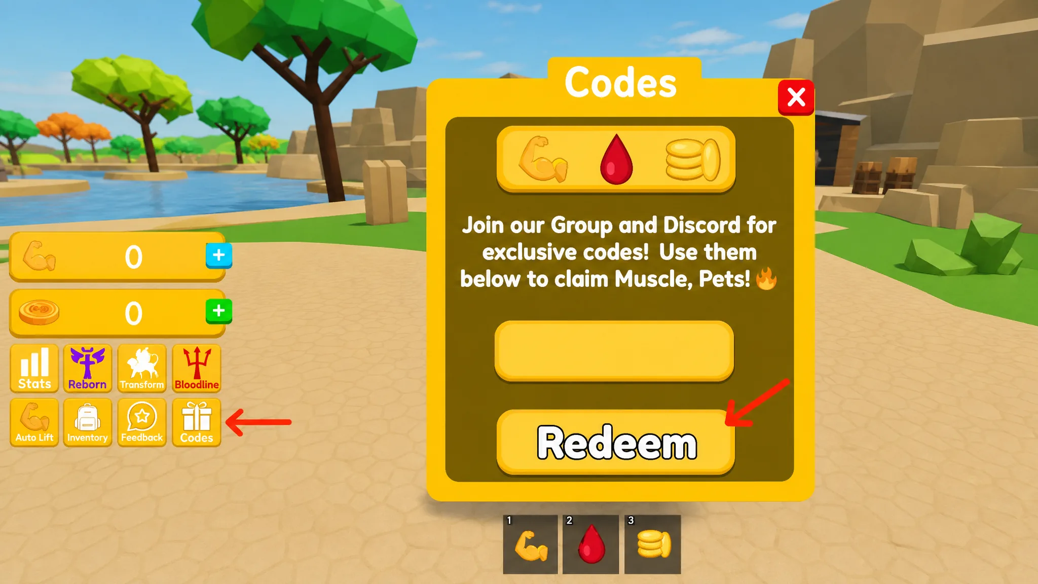 redeem No Limit Lifting Simulator 2 codes