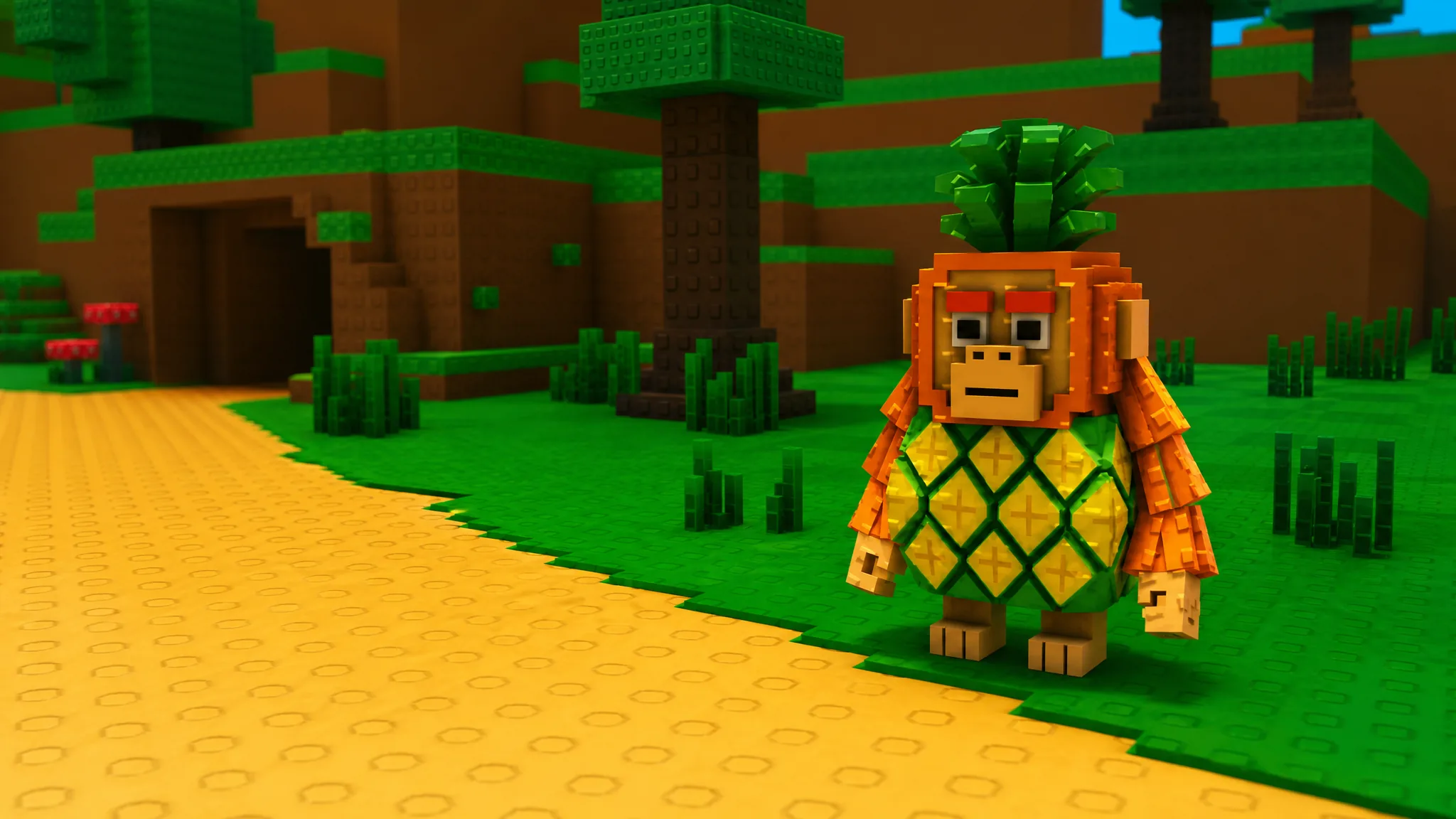 Orangutini Ananasini Brainrot from Catch a Brainrot Roblox Experience