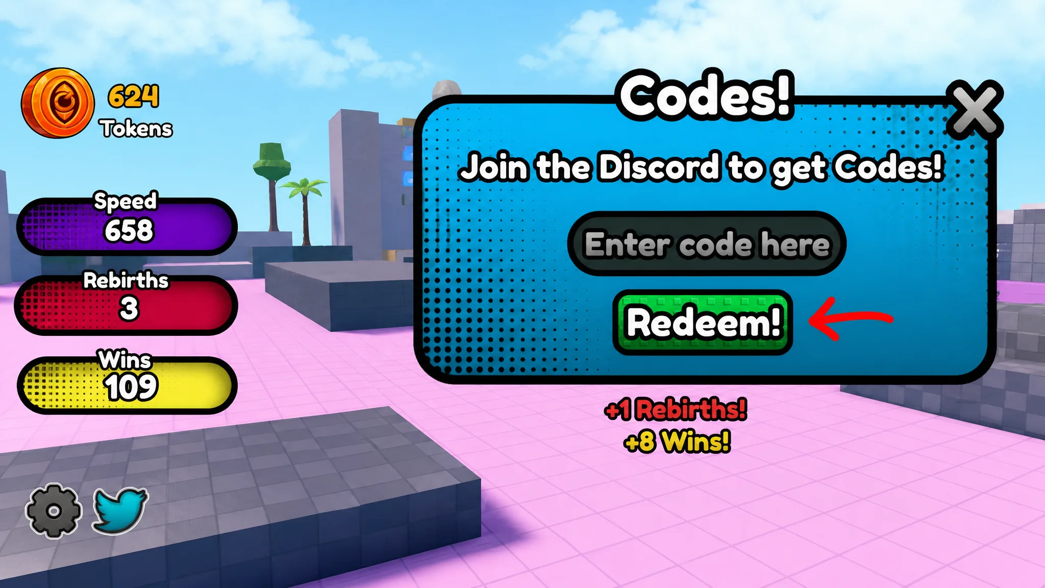 Redeem Outrun a Speedster Codes