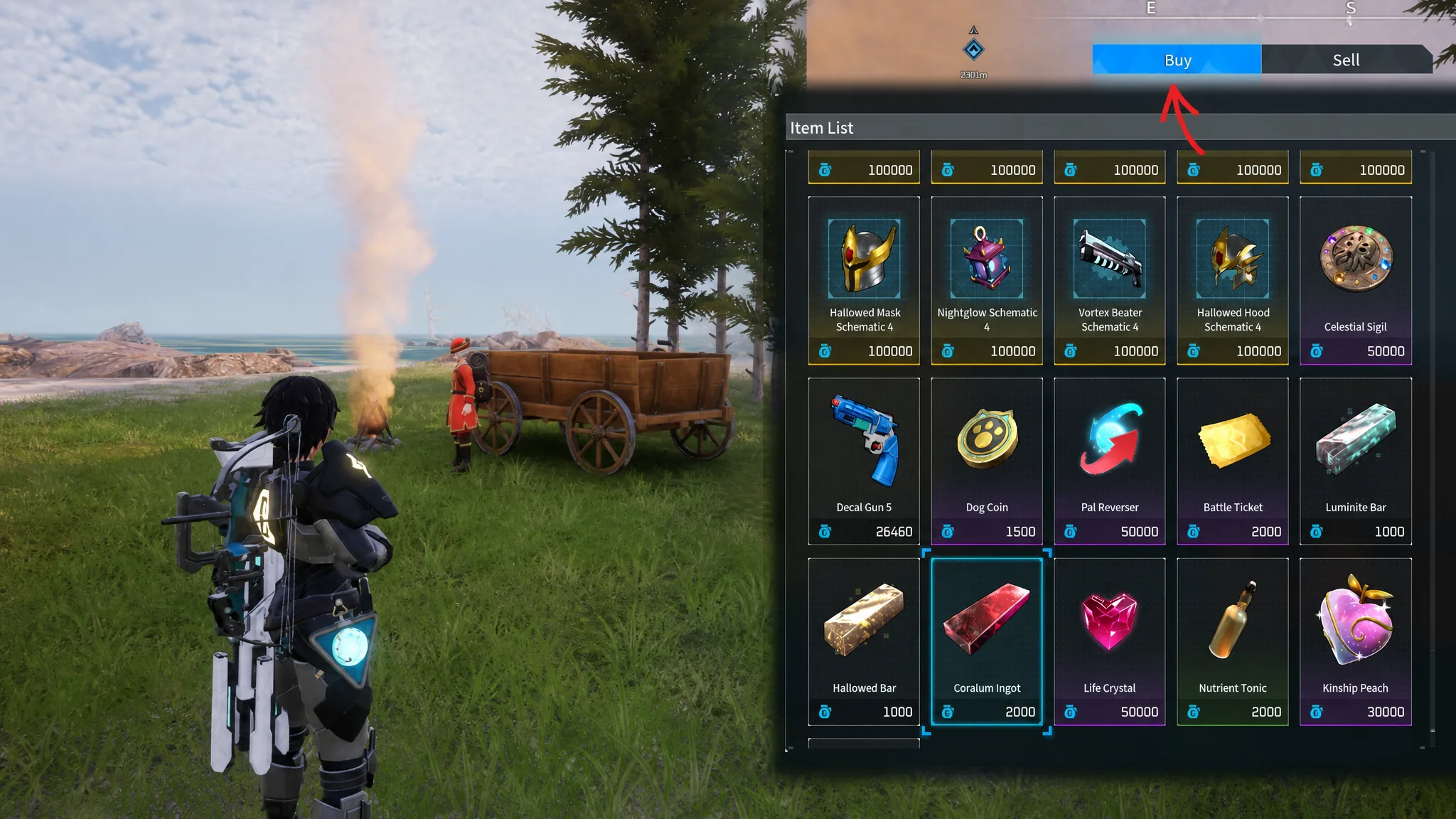 Wandering Merchants has lots of good items