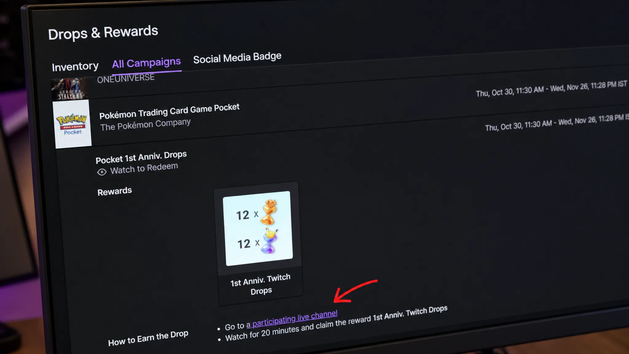 Twitch Drop