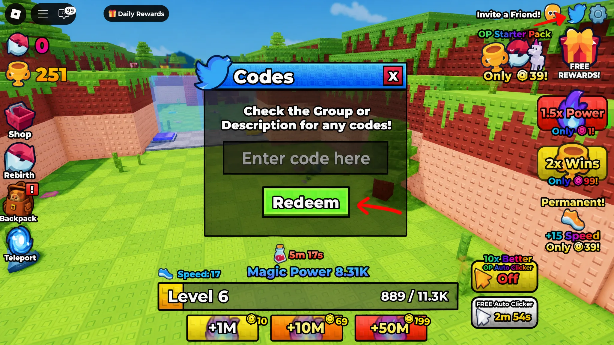 Redeem +1 Magic Evolution Codes