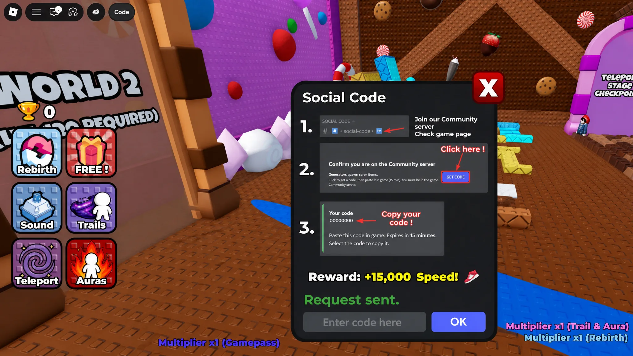Redeem 1 Speed Keyboard Escape Codes