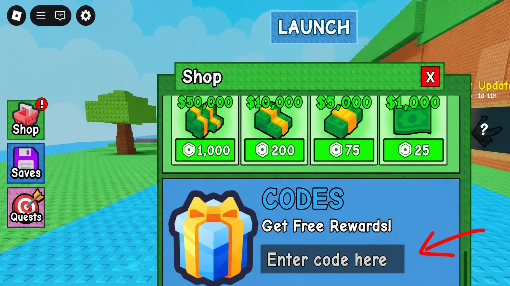 Code redemption guide