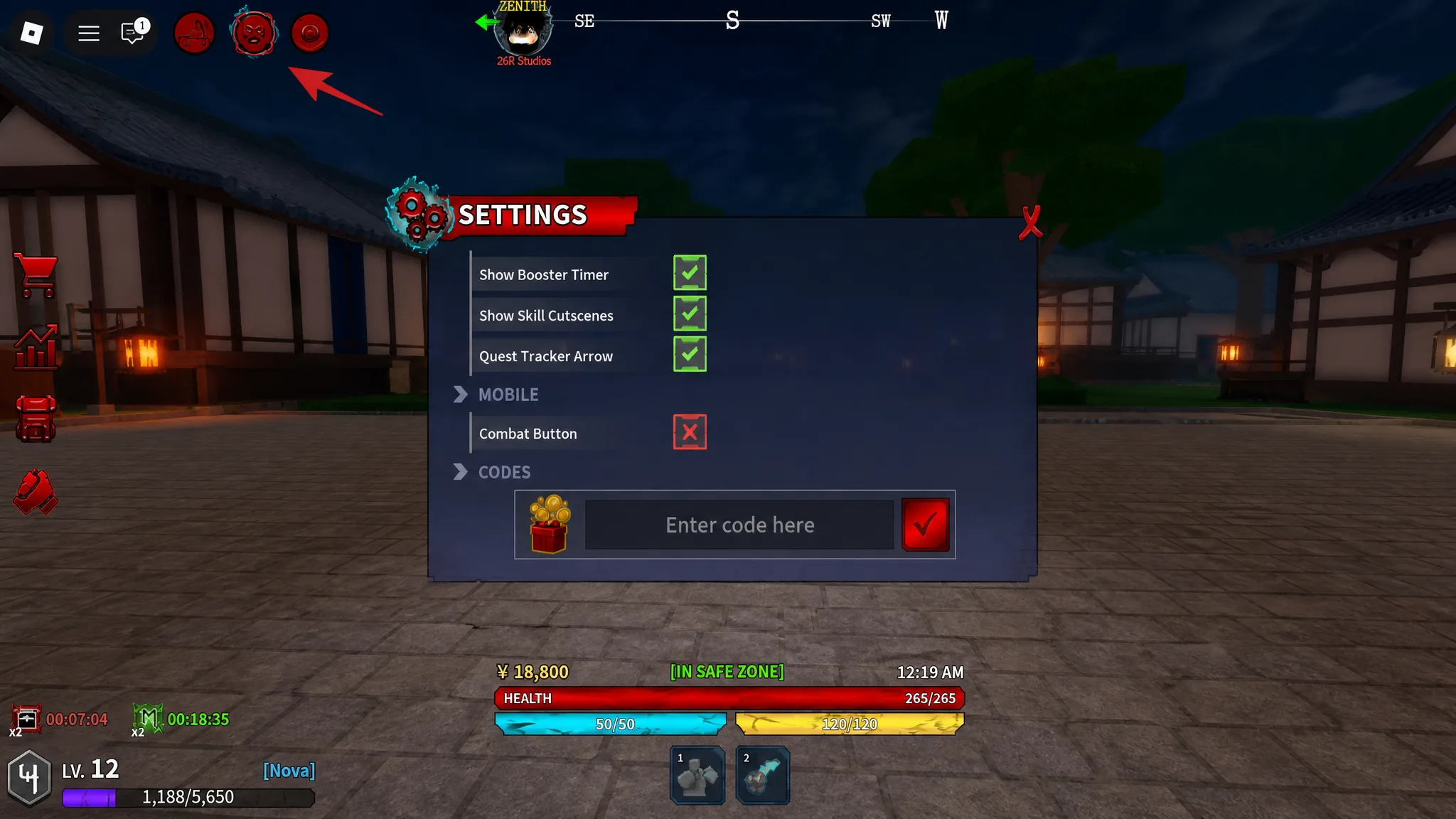 Kaizen Codes redemption guide