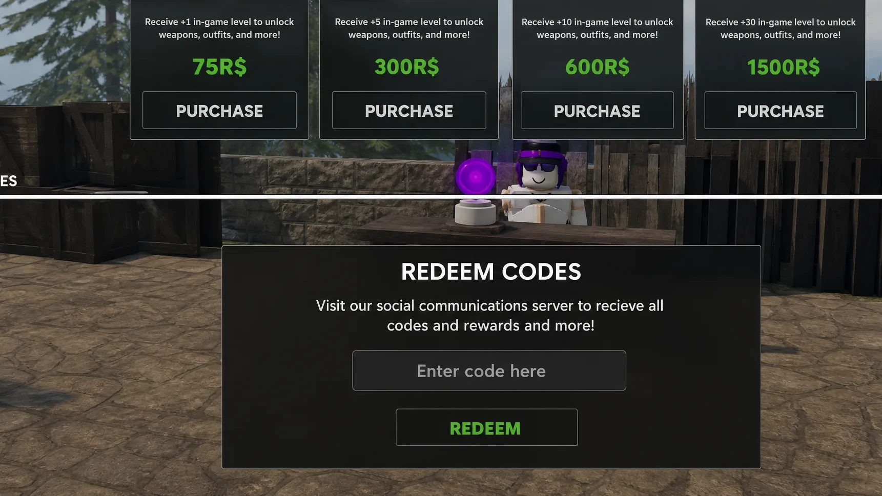 How to redeem Roblox Warfare codes