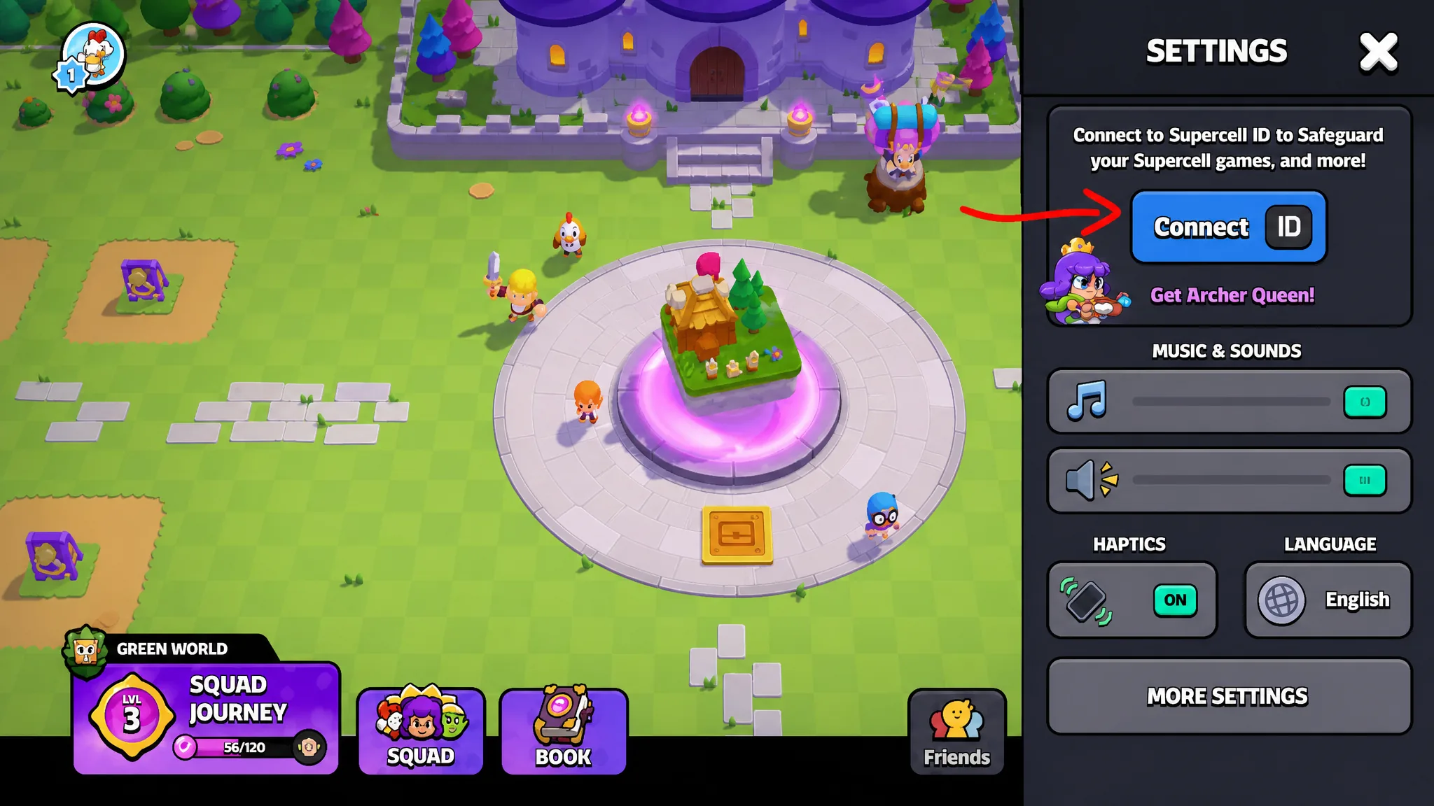 Free Archer Queen Reward in Squad Busters