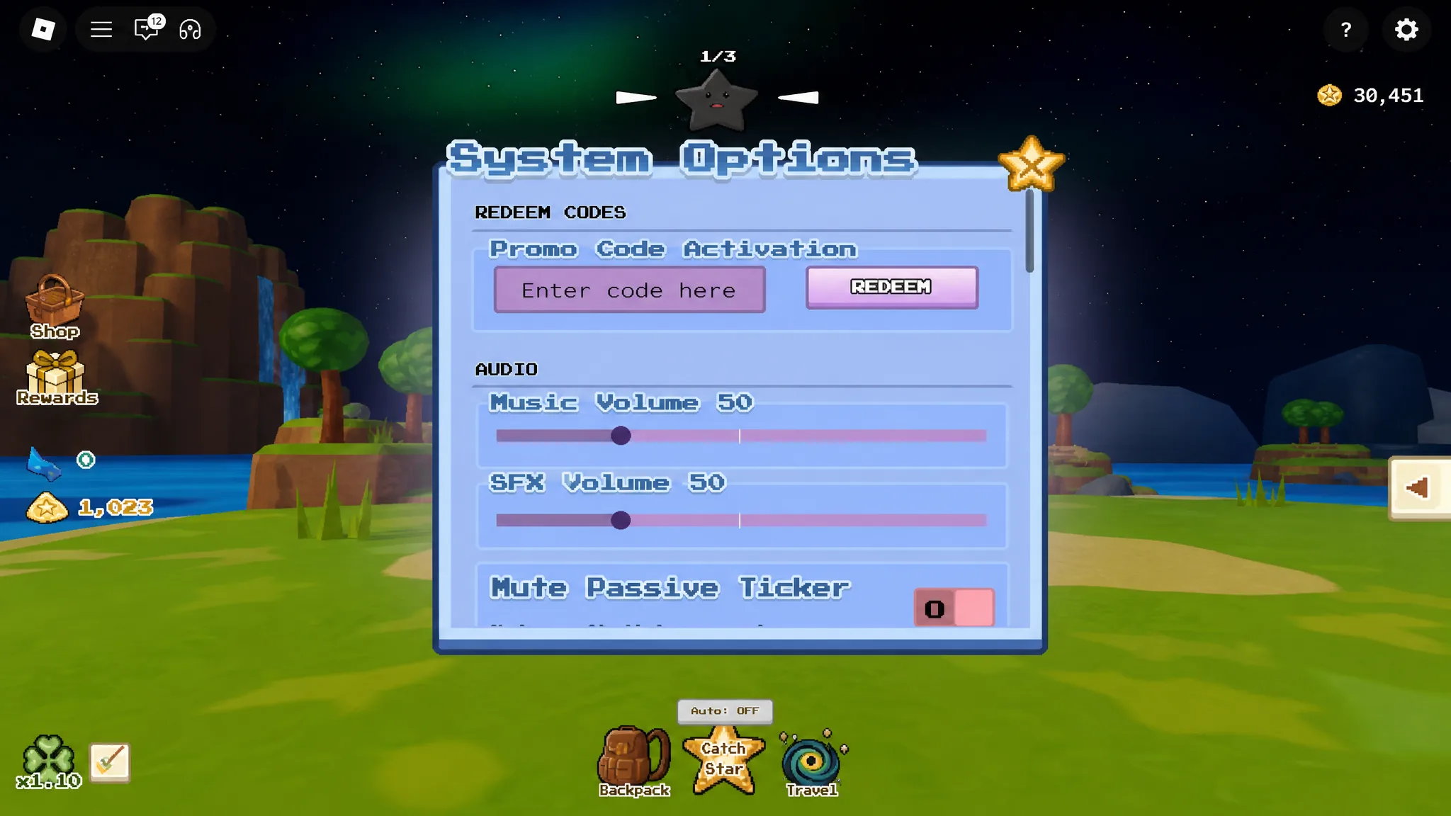 how to redeem codes star catchers