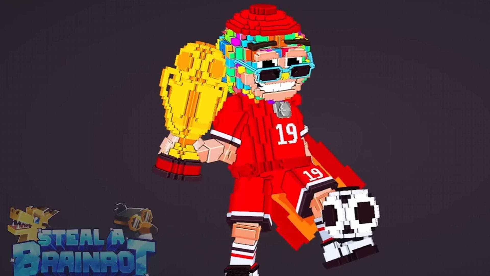 Chicleteira Champeona standing inside a player's base
