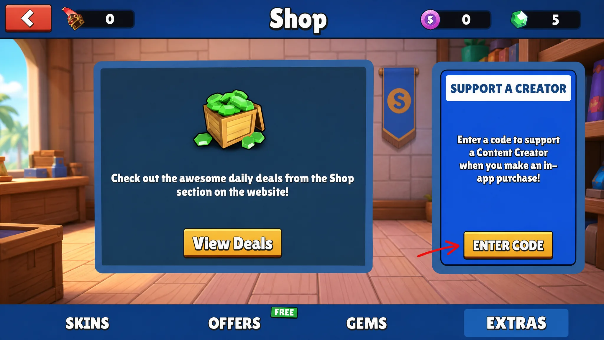 Enter code and redeem stumble guys