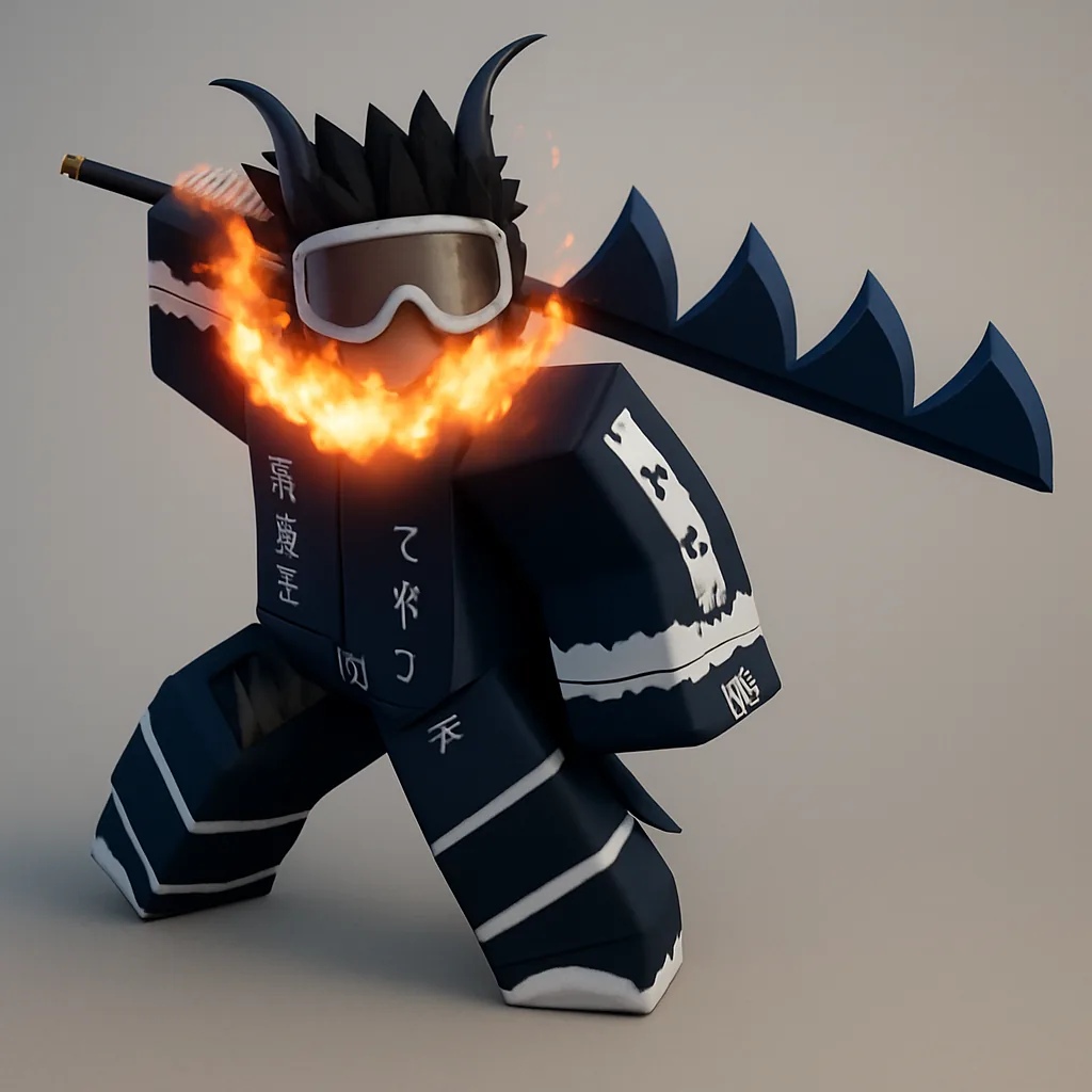 Shark Blade Sword from Haze Seas Roblox Experience