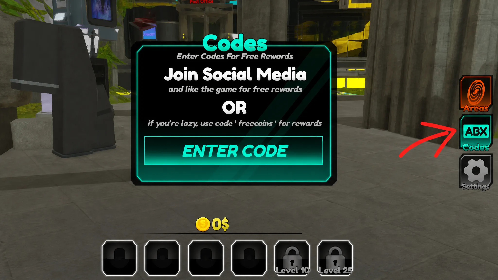 Redeeming Titan Tower Defense codes