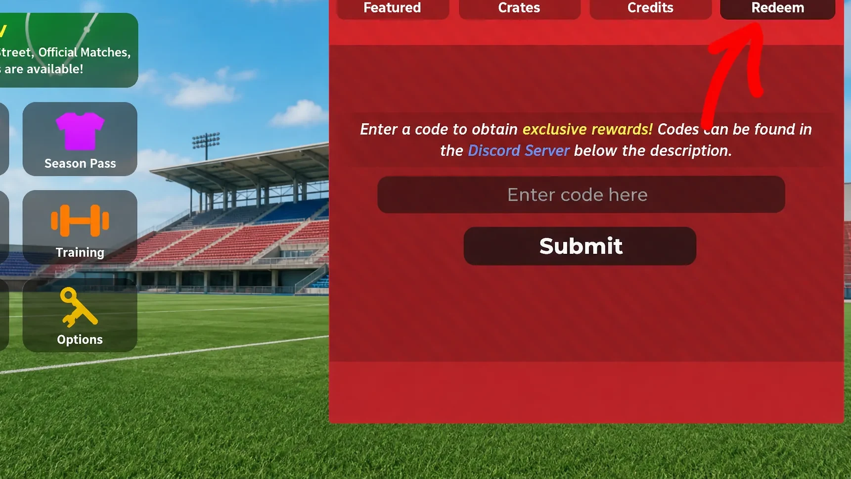 How to redeem TOUCHLINE codes