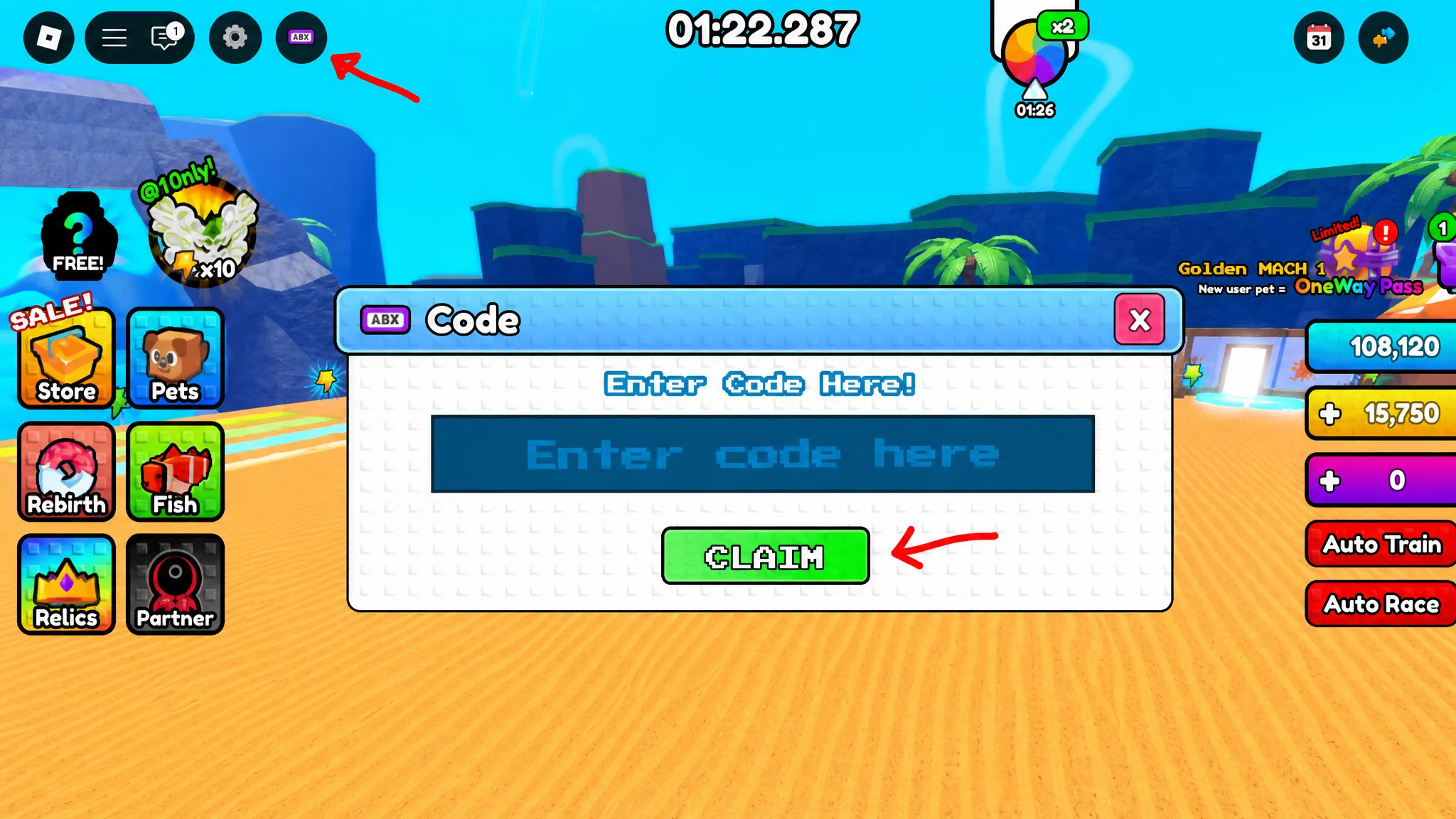 Redeem Train Your Fish to Race codes